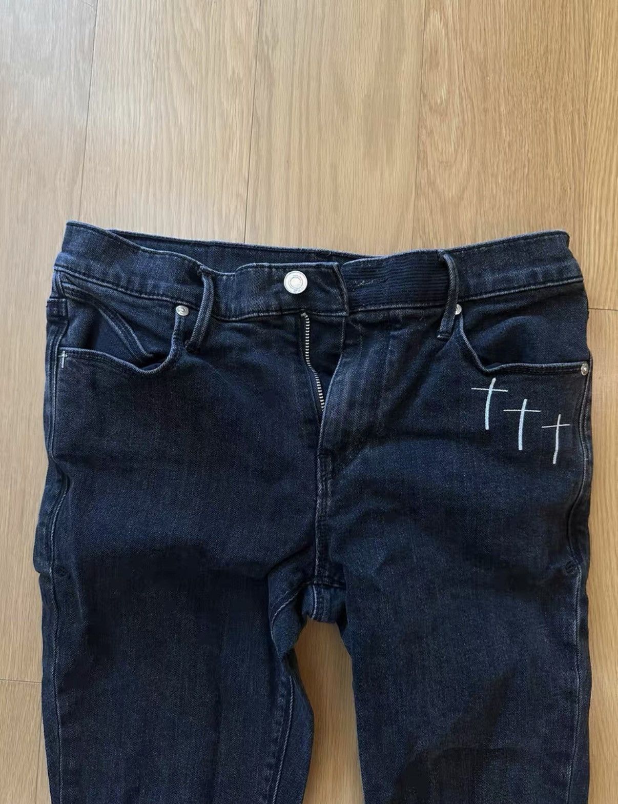 Russell Athletic R+A Classic Graffiti Jeans, Size US 30 / EU 46 - 2 Thumbnail