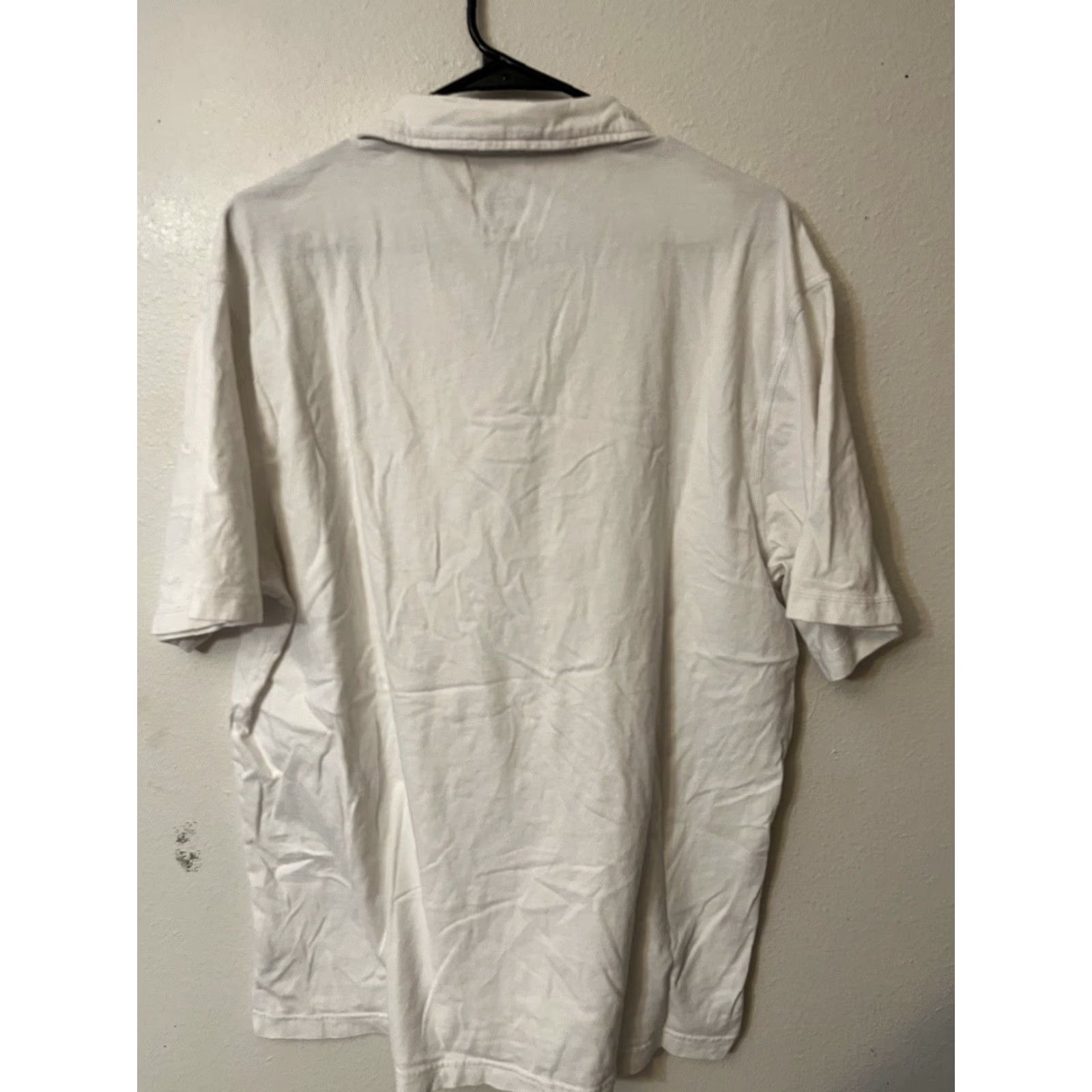Wrangler VINTAGE Wrangler Polo Shirt Mens XL White Knit Logo Short Sleeve Polo Shirt XL White Logo, American Classic, Wrangler, Men, Polo Size US XL / EU 56 / 4 - 3 Thumbnail