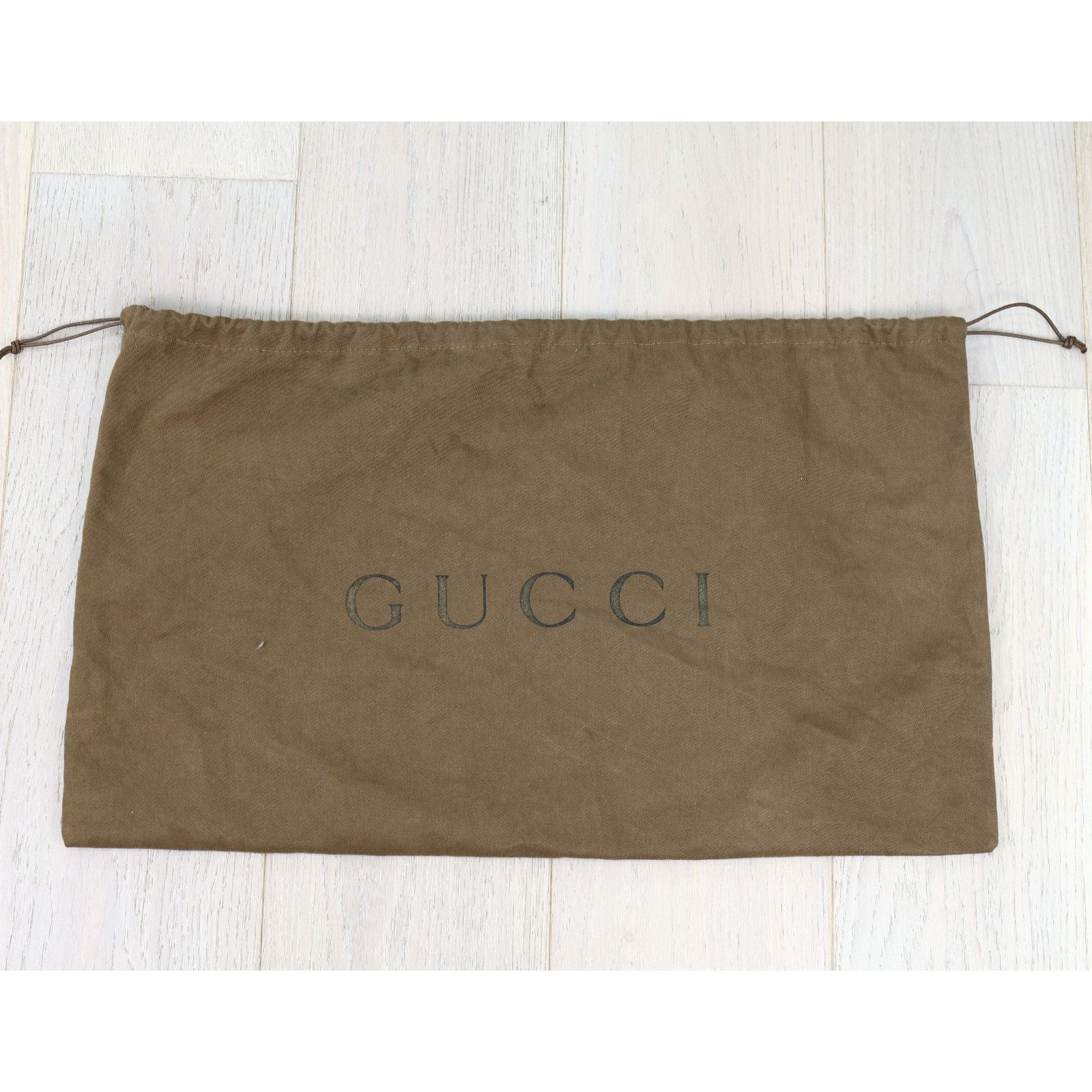 Gucci GUCCI Large Handbag Dust Bag Cotton Drawstring 24" x 14.5" Size ONE SIZE - 1 Thumbnail