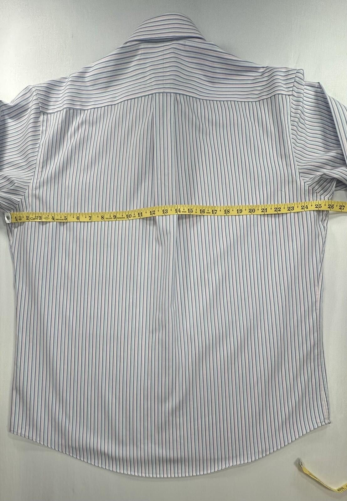 Other Forsyth of Canada 2-Ply Cotton No-Iron Button Up Blue Men XL Size US XL / EU 56 / 4 - 4 Thumbnail