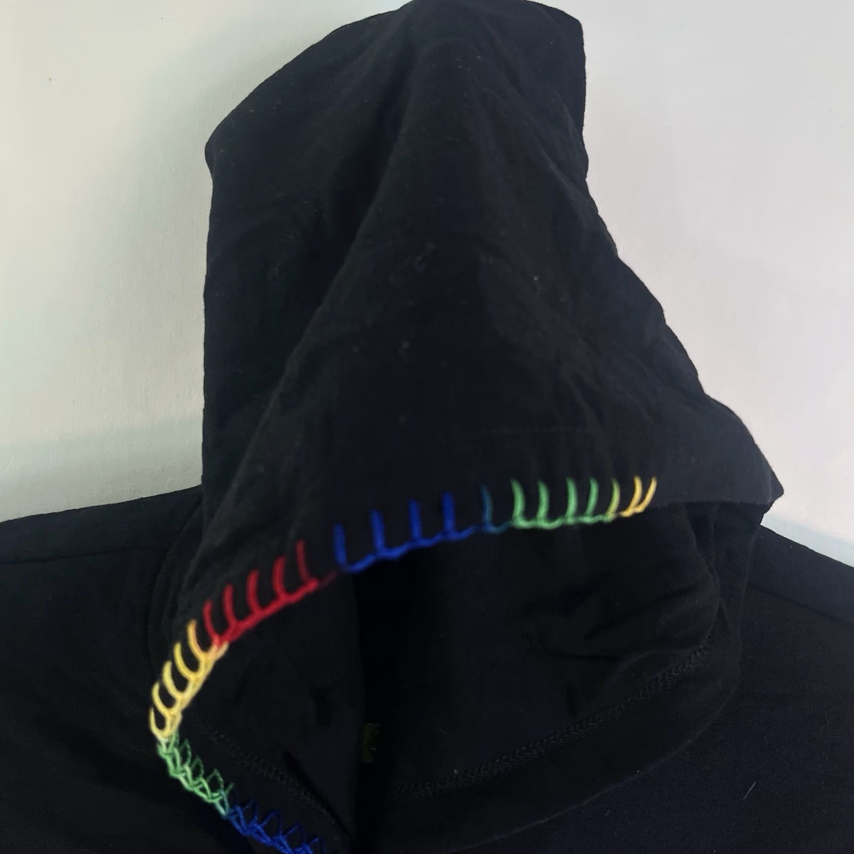 Vintage Lauren Moshi Clarissa Butterfly Hooded Sweatshirt Womens XS Black Size XS / US 0-2 / IT 36-38 - 3 Thumbnail