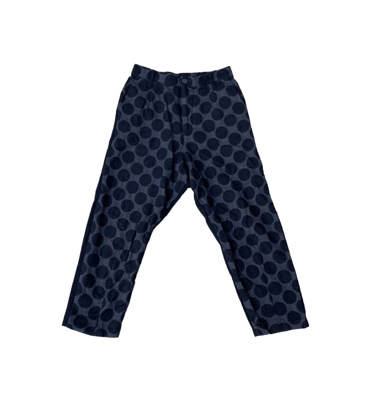 Yohji Yamamoto Y,s Polka dot Fleece Wool Pants Size US 29 - 1 Thumbnail