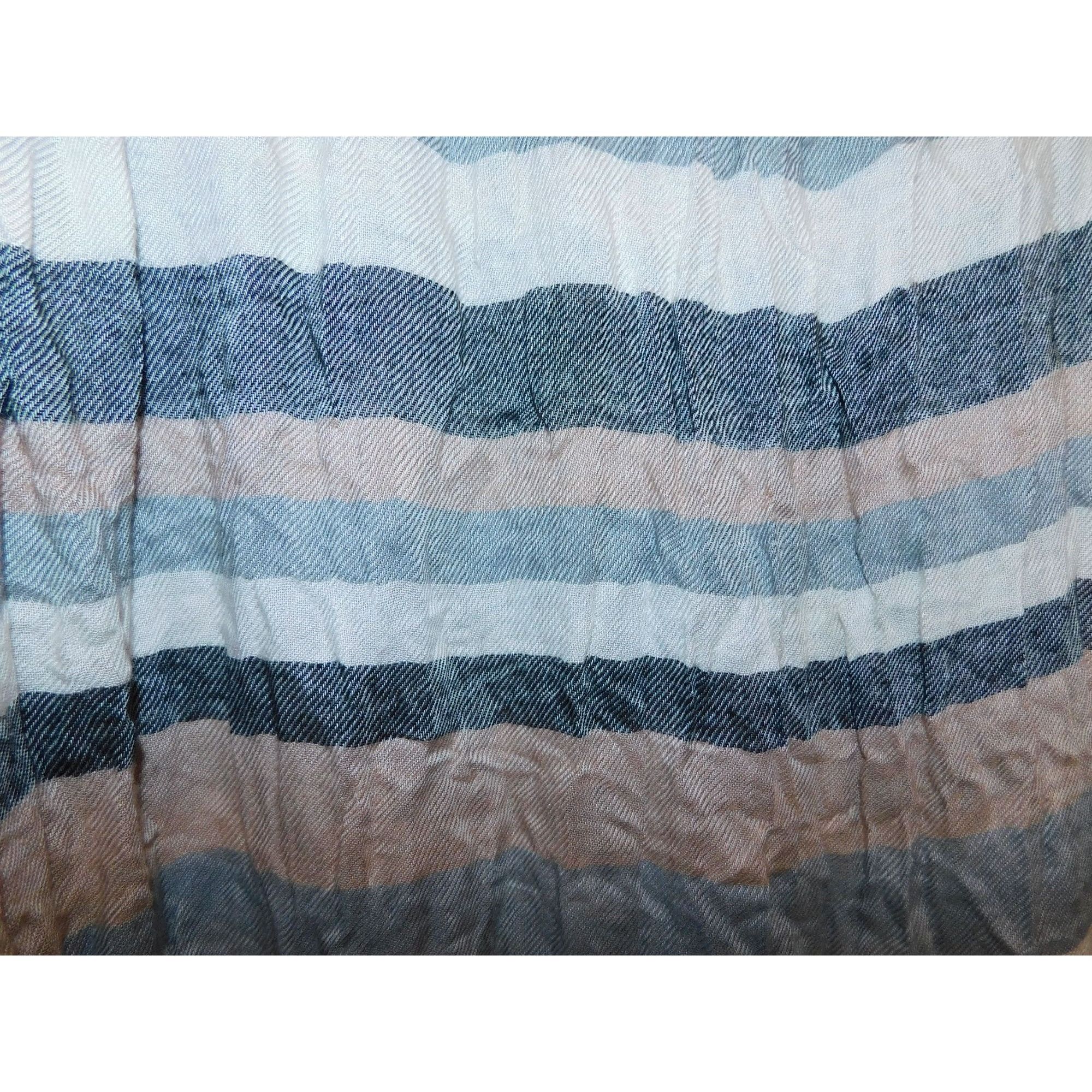 Other Charming Charlie Y2K Striped Lightweight Scarf With Fringe P Size ONE SIZE - 4 Thumbnail
