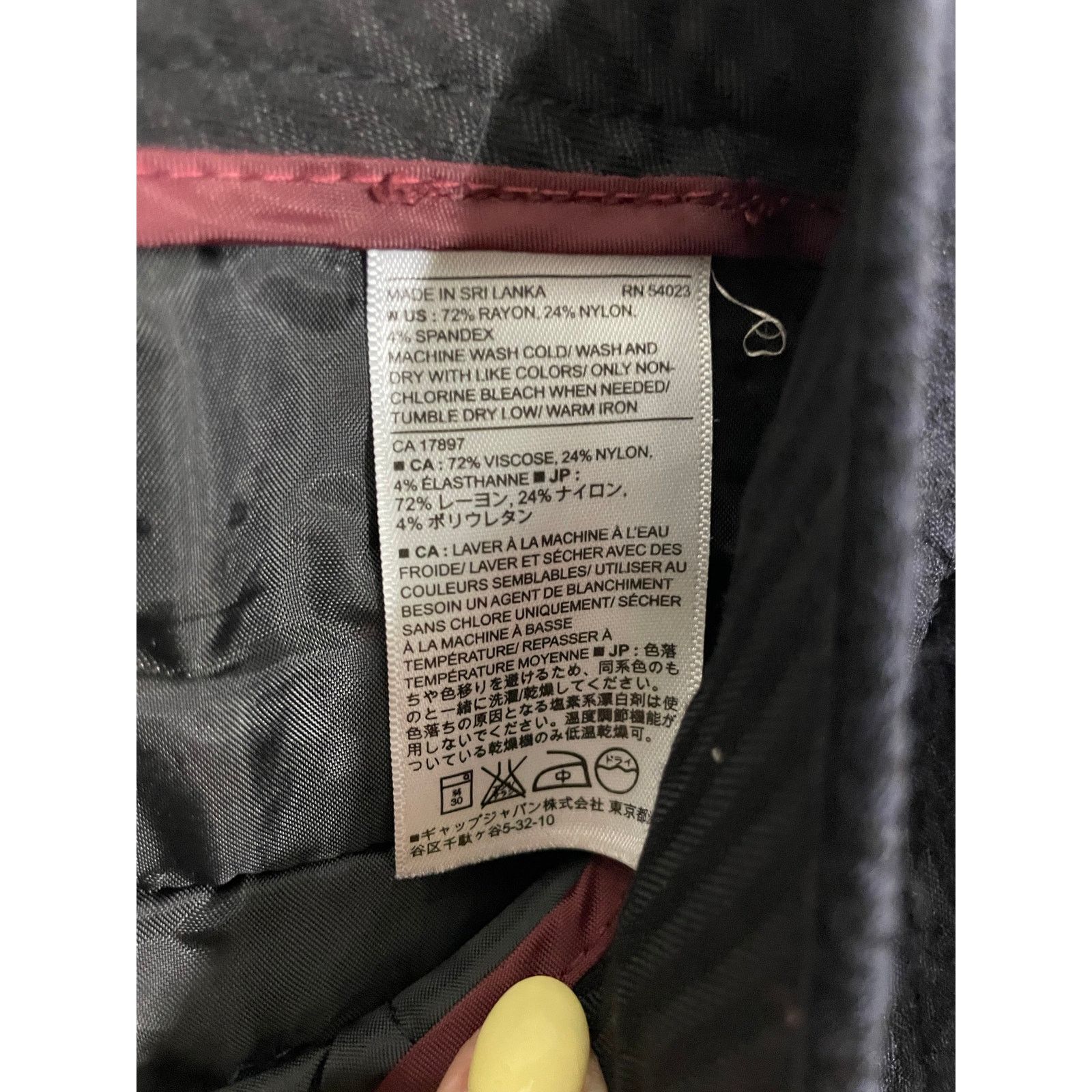 Banana Republic Banana Republic Hampton 2 Navy Straight Trousers Corporate Size 26" / US 2 / IT 38 - 4 Thumbnail