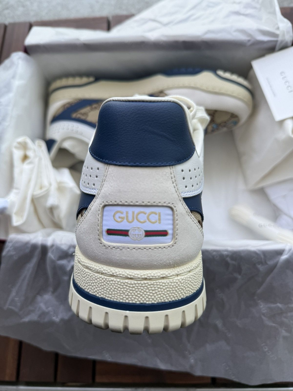 Gucci Gucci Men’s Re-Web Sneaker Size 9.5 US Size US 9.5 / EU 42-43 - 3 Thumbnail