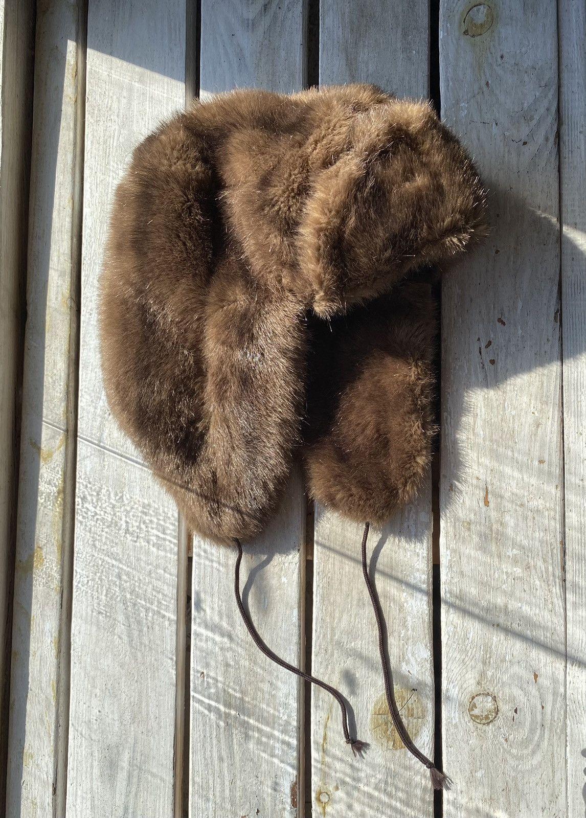 Japanese Brand × Vintage Y2K HYPE FUZZY MOHAIRE AVIATOR USSR USHANKA HAT bubble Size ONE SIZE - 1 Thumbnail