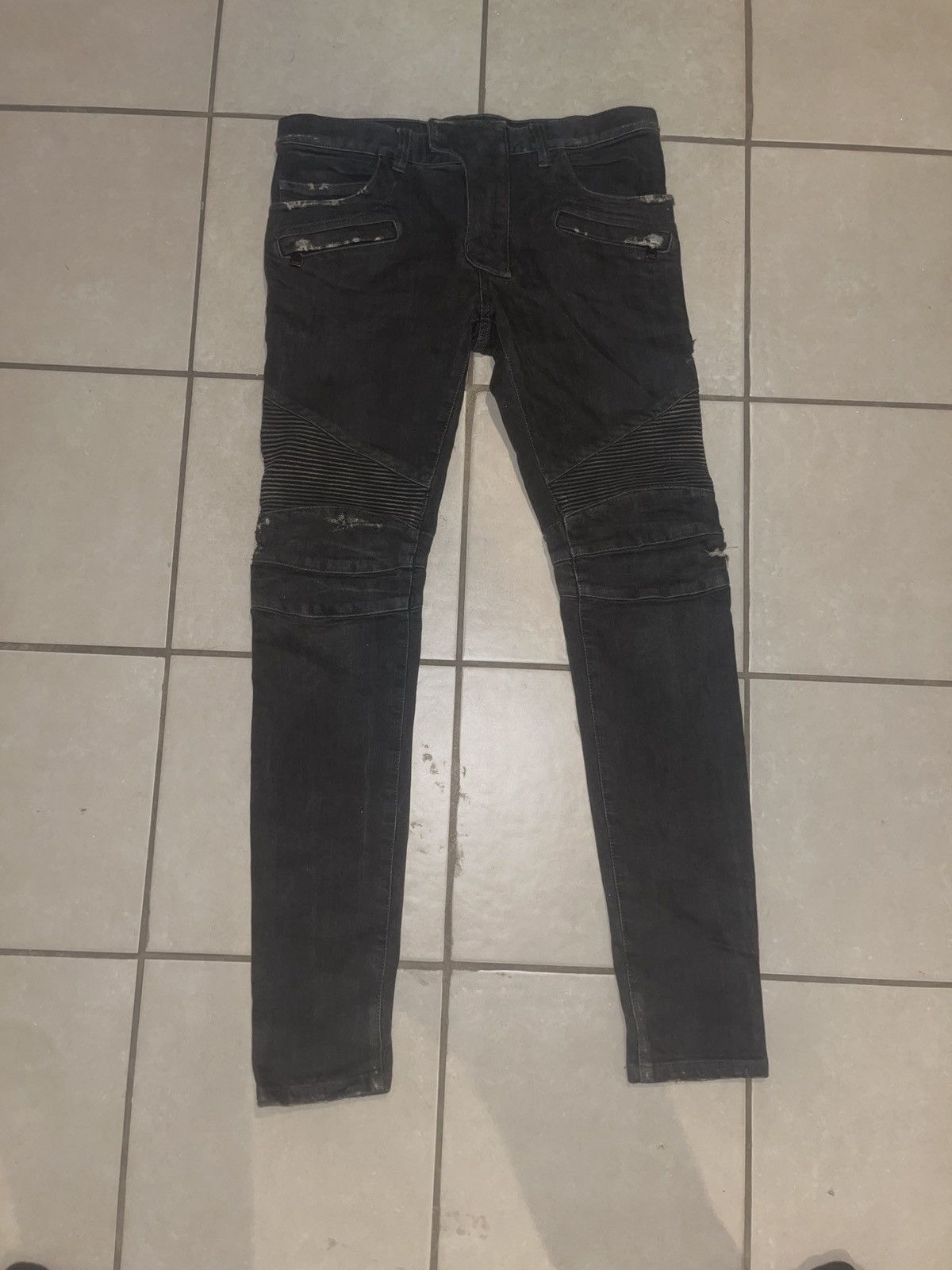 image of Balmain Jeans in Black, Men's (Size 30)