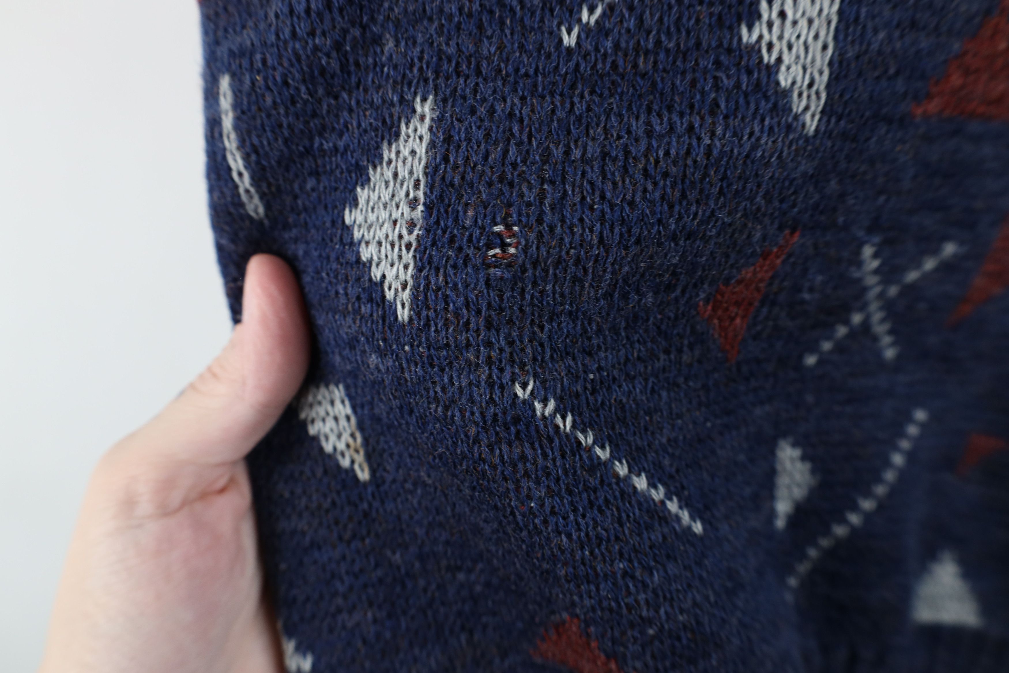 Vintage Vintage 90s Streetwear Blend Geometric Knit Sweater Vest Size M / US 6-8 / IT 42-44 - 5 Thumbnail