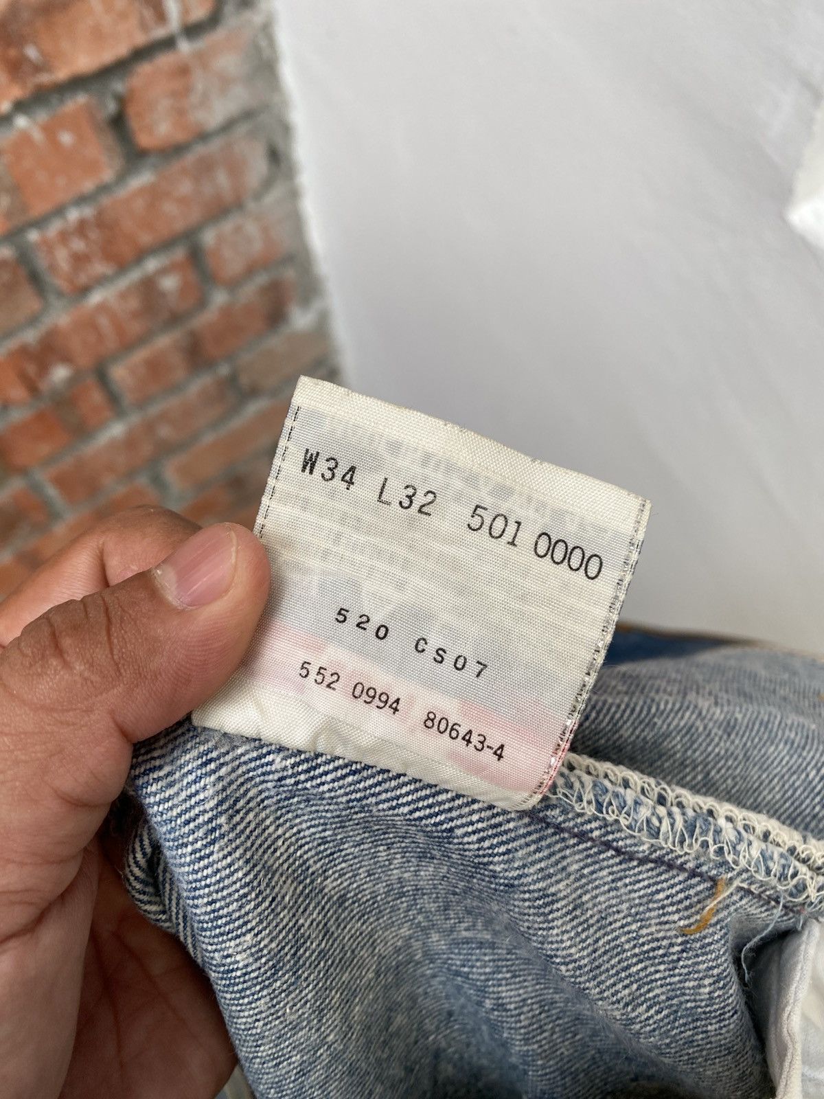 Levi's × Levi's Vintage Clothing × Vintage W34x29.5 Vintage lev's 501XX made in USA Size US 34 / EU 50 - 7 Thumbnail