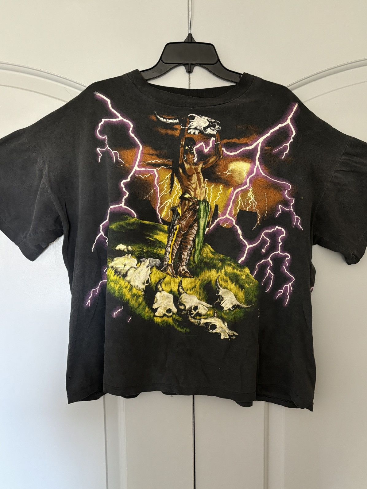 Vintage American thunder Native American Tee Size US L / EU 52-54 / 3 - 1 Thumbnail