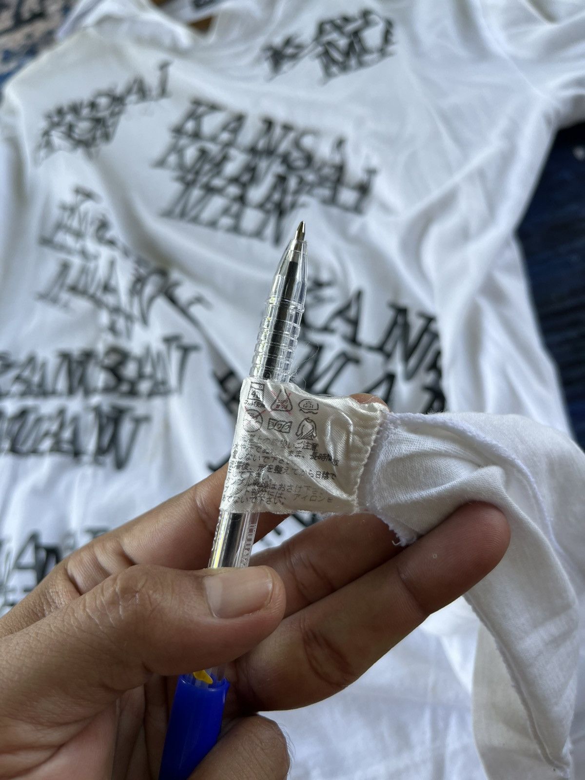 Kansai Yamamoto RARE Vintage Kansai Yamamoto Spell Out Hoodie Shirt OVP Size US L / EU 52-54 / 3 - 8 Thumbnail