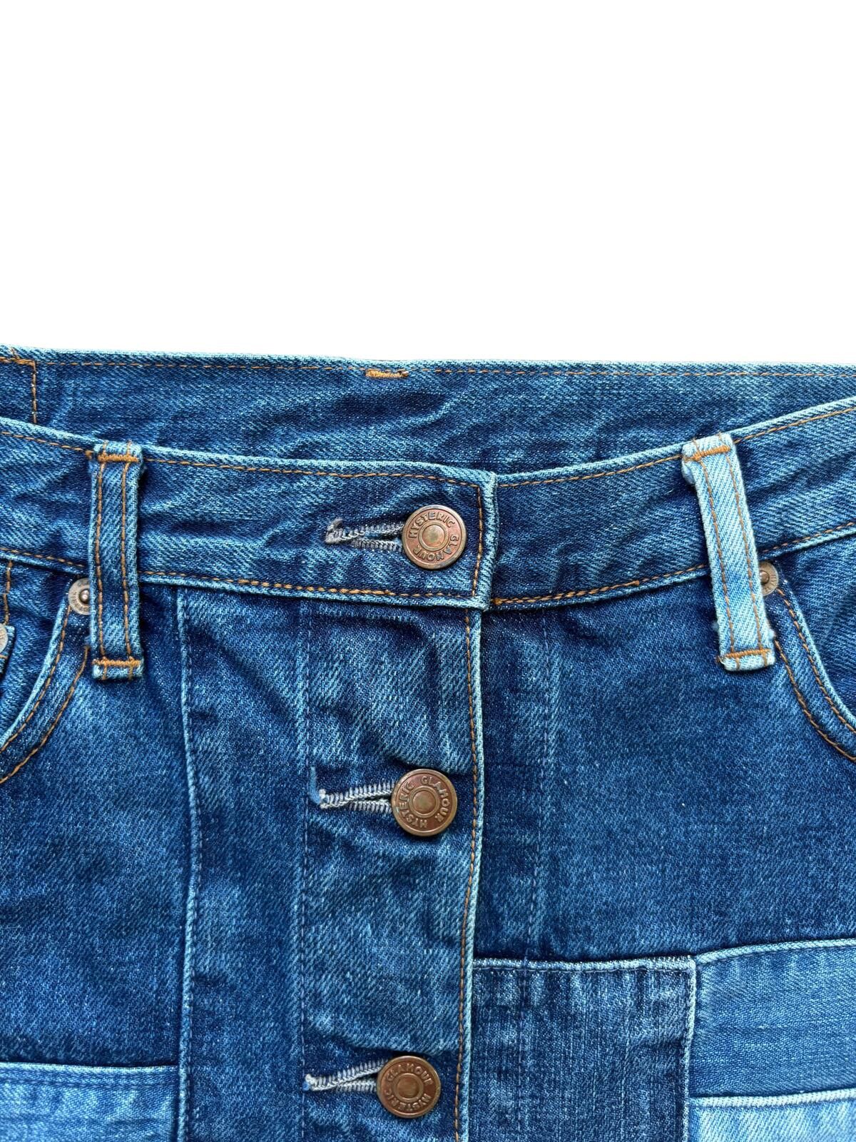 Hysteric Glamour Hysteric Glamour Patchwork Denim Skirt Blue UK 10 Size 28" / US 6 / IT 42 - 6 Thumbnail