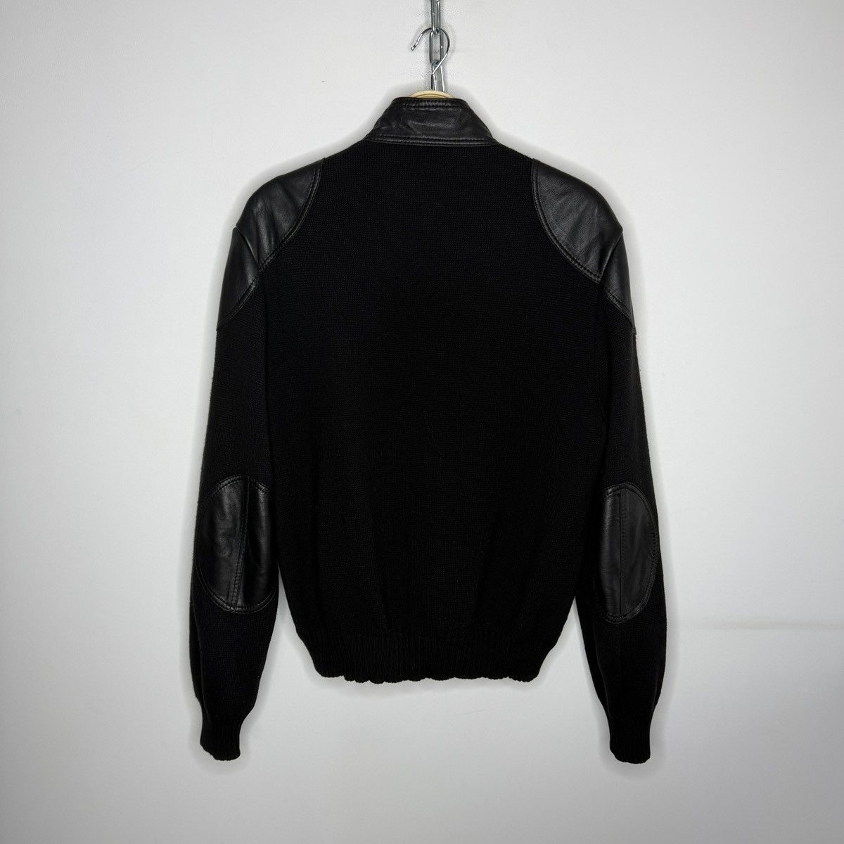 Burberry Burberry Leather Wool Jacket Bomber Flight Vintage Archive Size US L / EU 52-54 / 3 - 8 Thumbnail