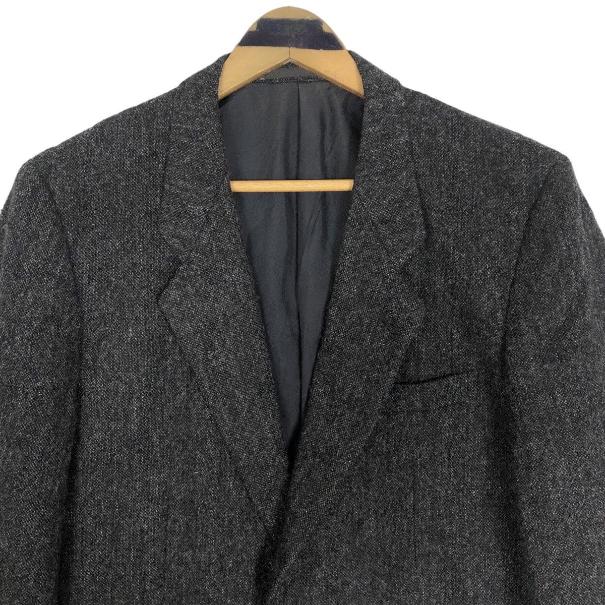 Comme des Garcons Vintage 90s Comme Des Garcons Homme Tweed Coat Light Jacket Size US M / EU 48-50 / 2 - 5 Thumbnail