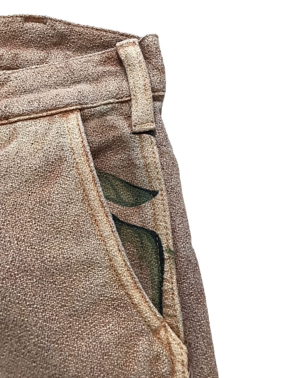 Japanese Brand Sunlight Believer Firm Fabric Leaf Pattern Shorts Size US 32 / EU 48 - 6 Thumbnail