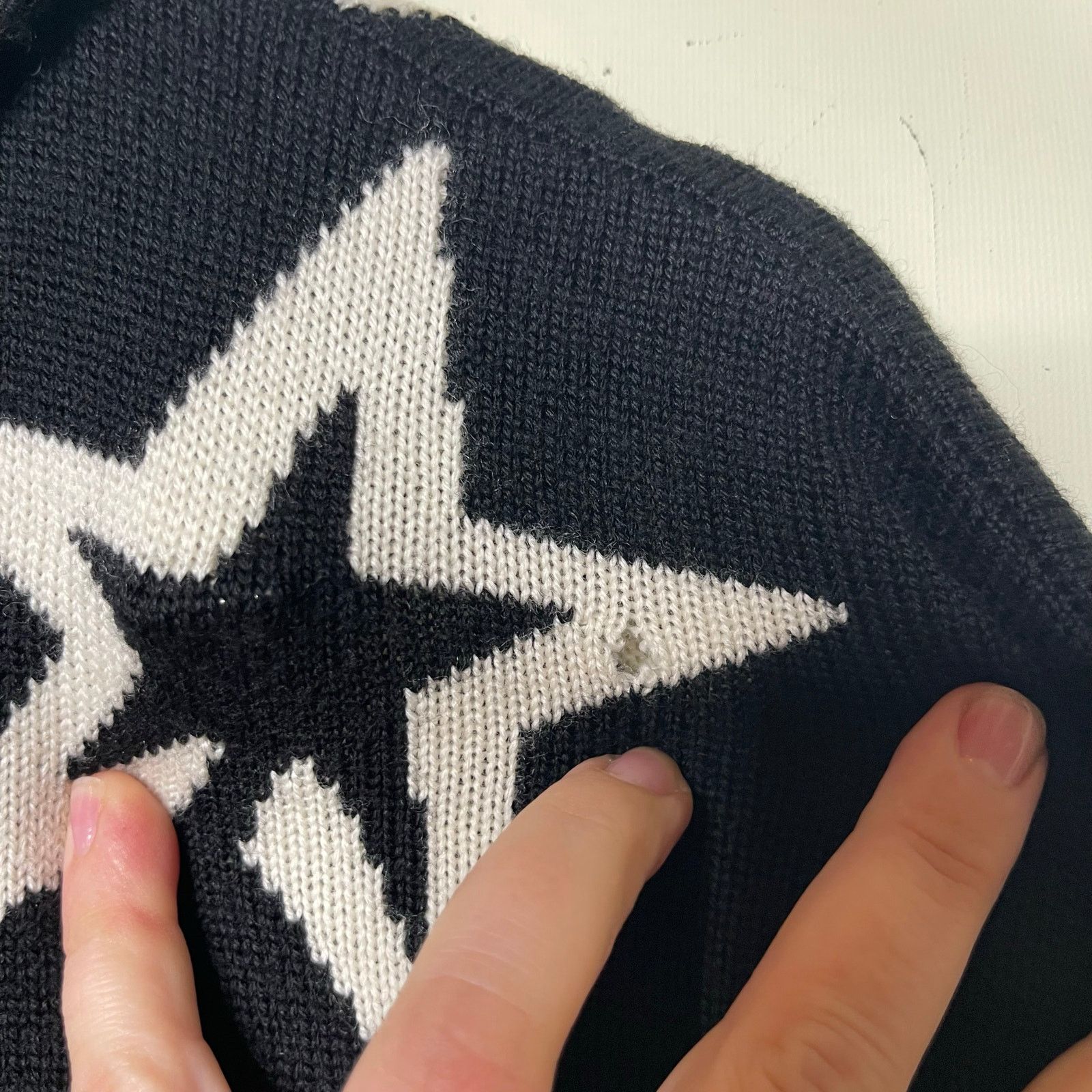 Perfect Moment Perfect Moment Black White Star Dust Turtleneck sweater sz L Size L / US 10 / IT 46 - 4 Thumbnail