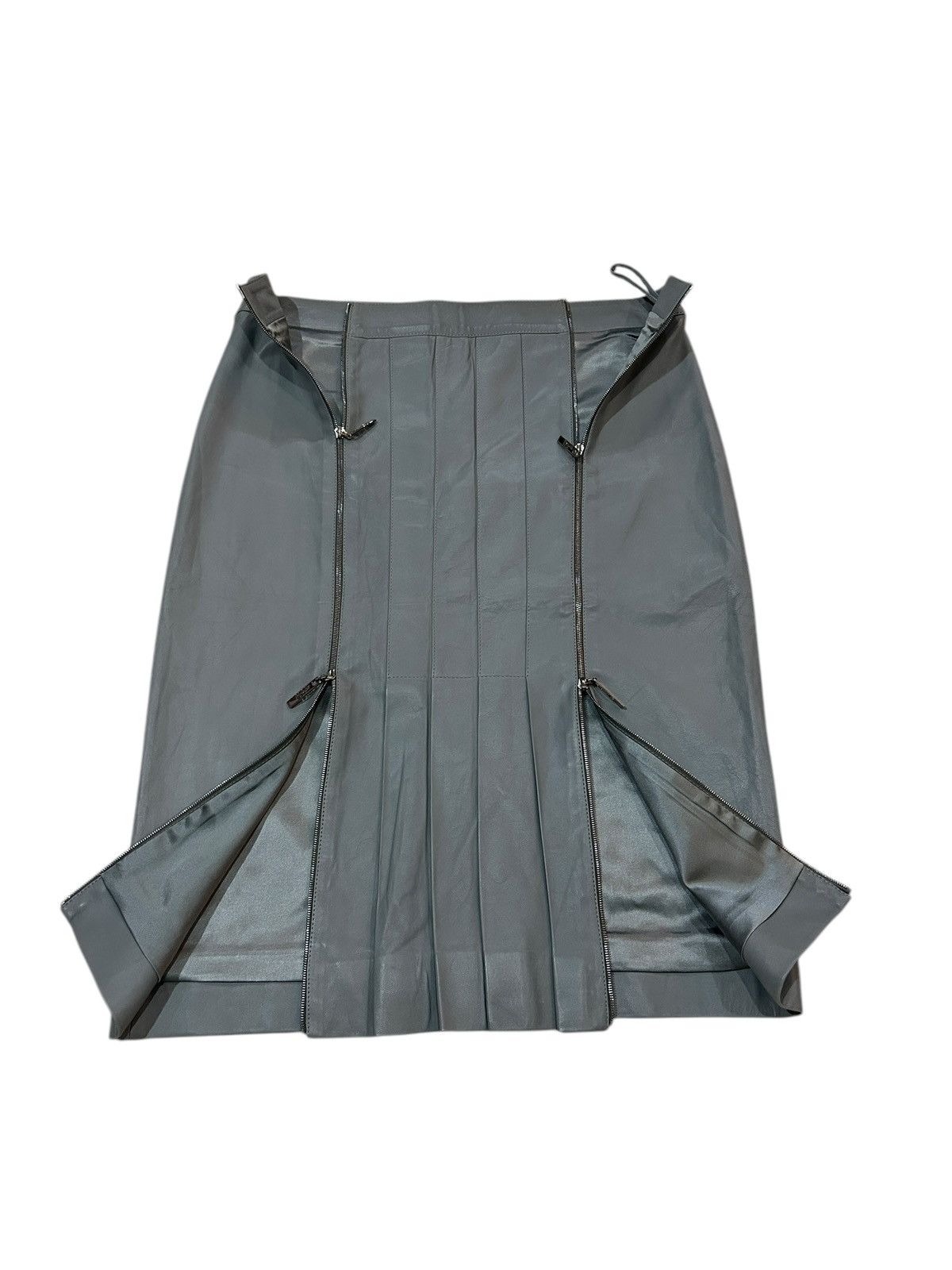 Dior F/W 04 Hardcore Zip Leather Skirt Size 27" / US 4 / IT 40 - 1 Thumbnail