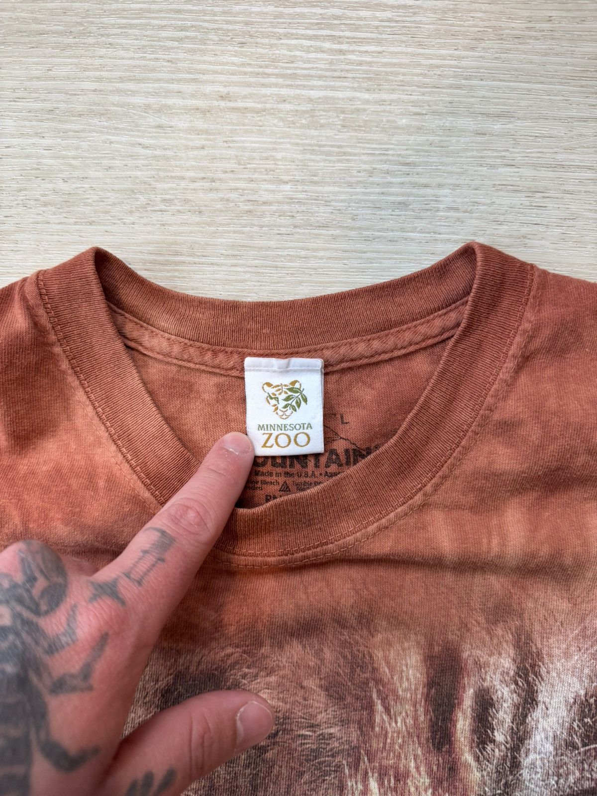The Mountain Mn zoo tiger t-shirt. Tagged L Size US L / EU 52-54 / 3 - 5 Thumbnail