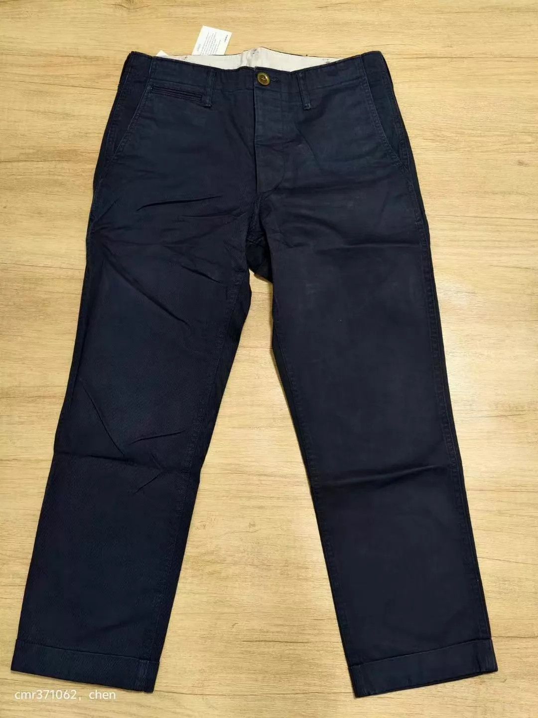 Visvim VISVIM 16AW HIGH WATER CHINO Navy 2 Size US 32 / EU 48 - 1 Thumbnail