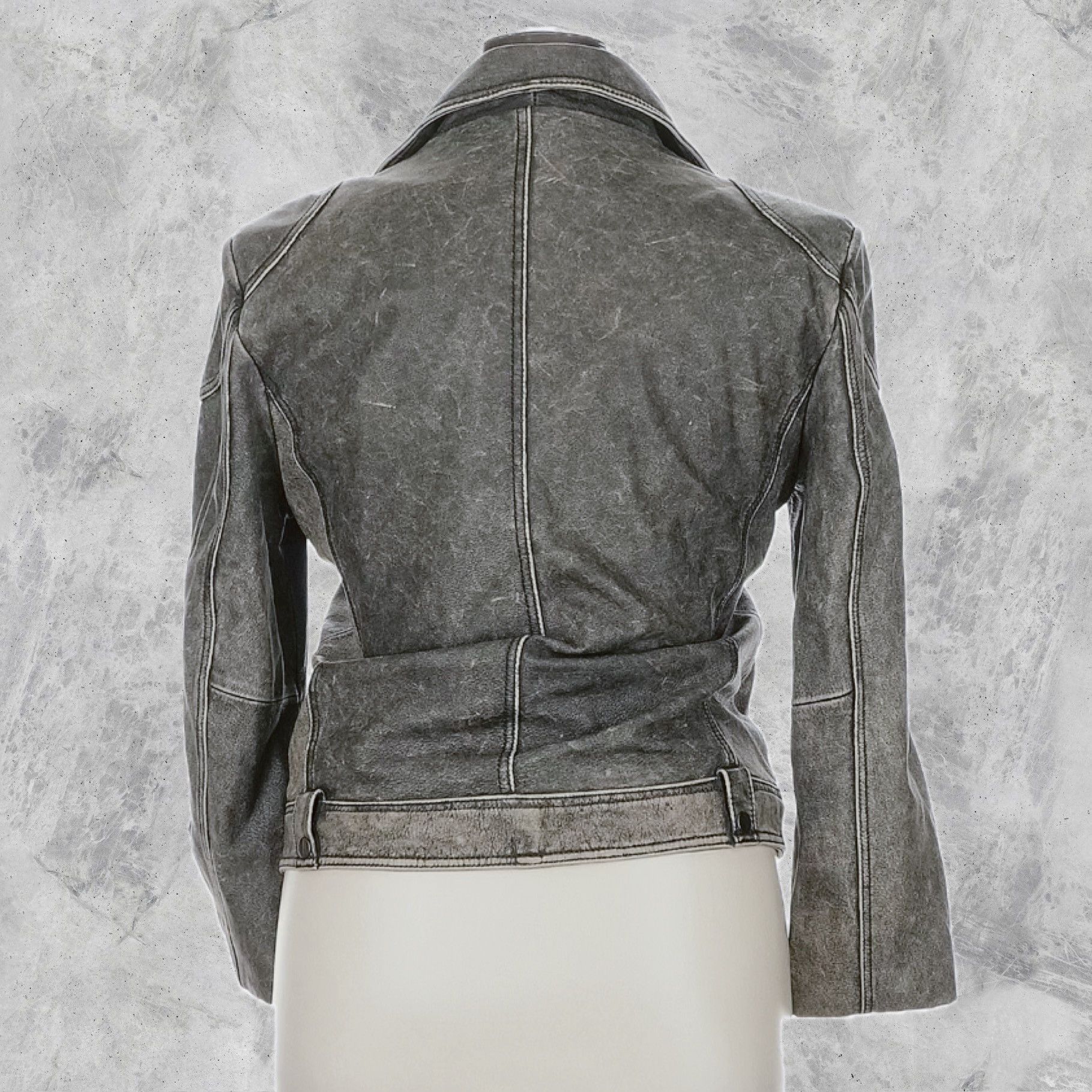 Japanese Brand × Vintage VINTAGE BIOCHEMISTRY LEATHER MOTO JACKET Size XL / US 12-14 / IT 48-50 - 2 Thumbnail