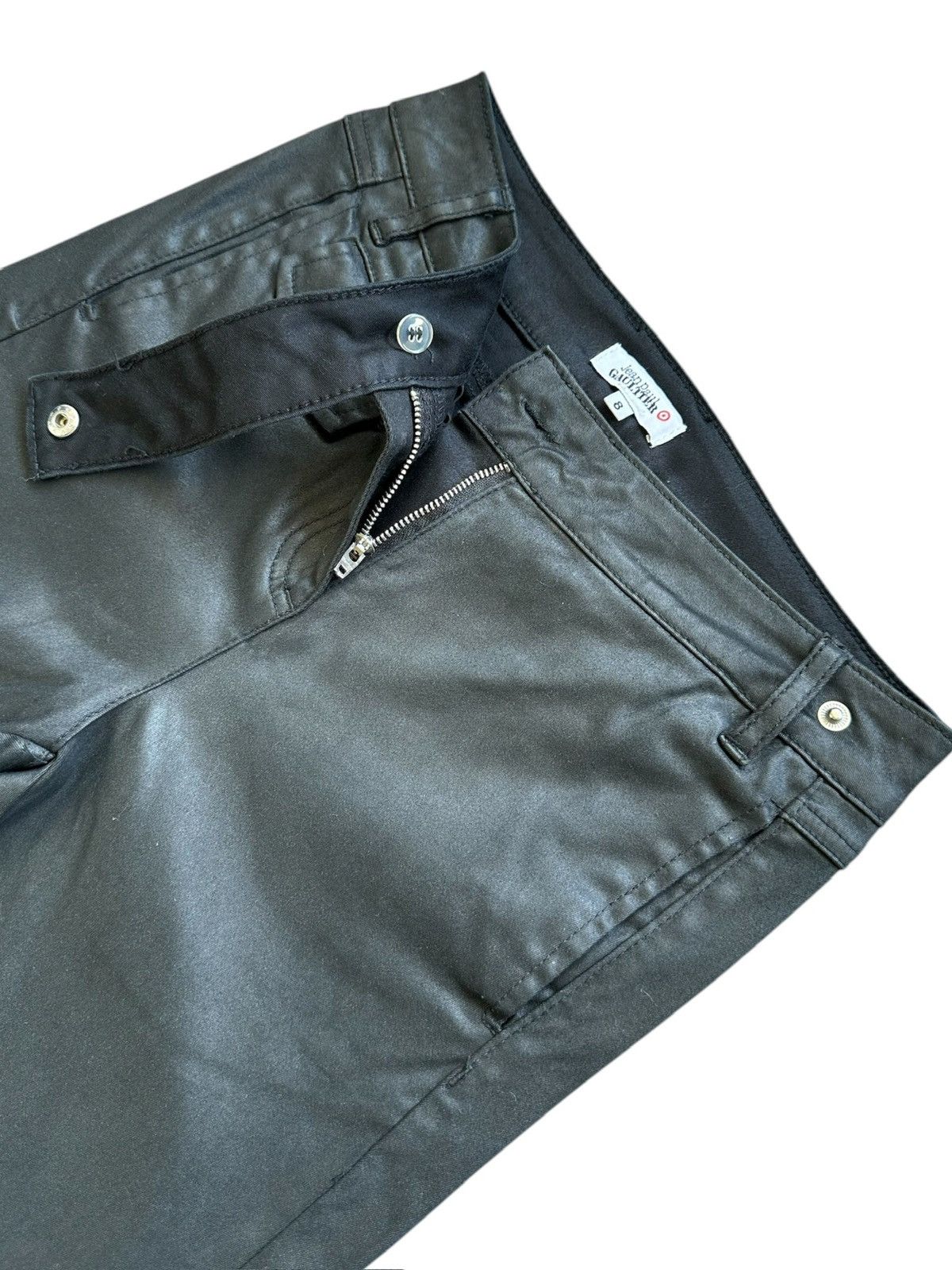 Jean Paul Gaultier 2010's Jean Paul Gaultier x Target coated slim jeans Size US 28 / EU 44 - 4 Thumbnail