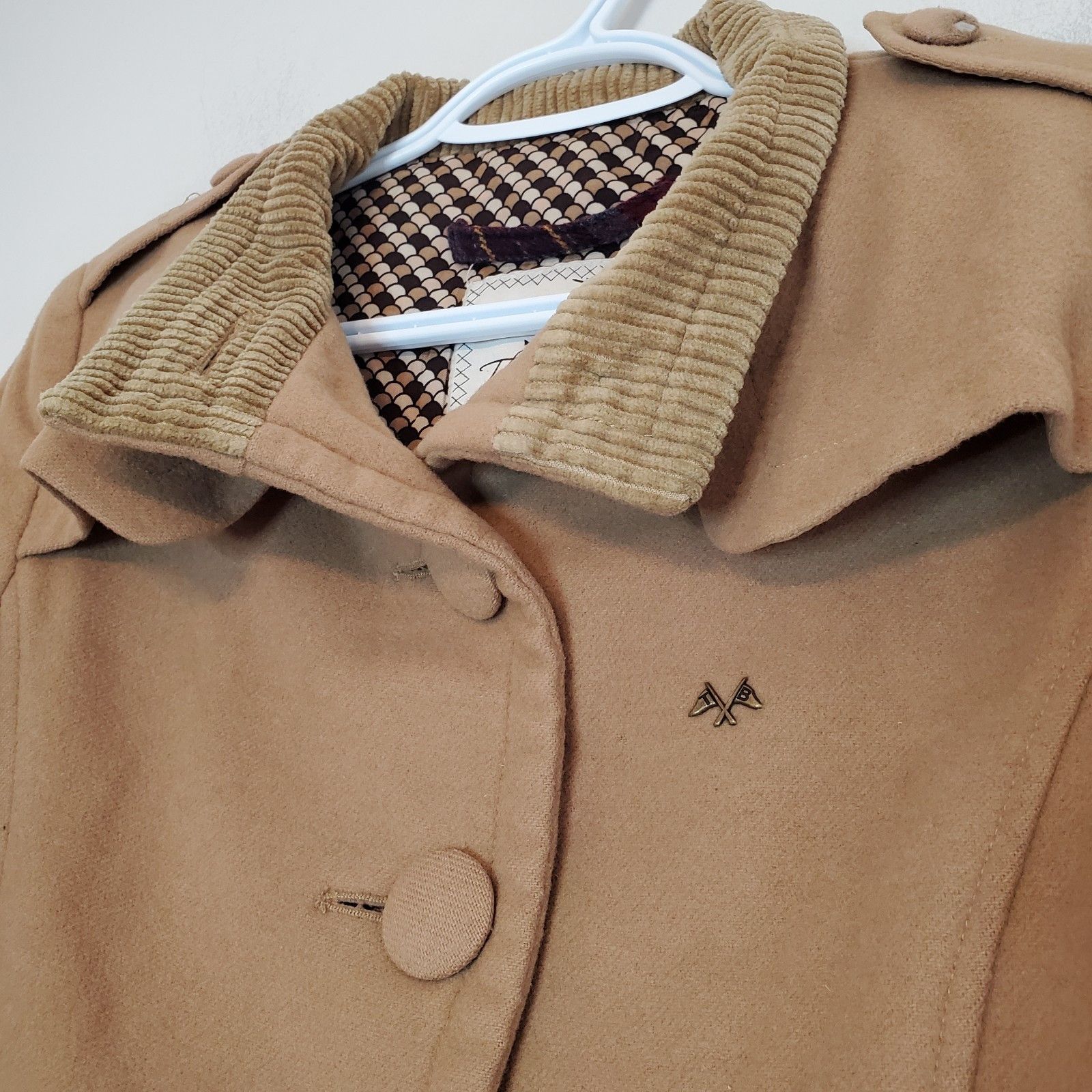 Burberry Thomas Burberry Wool Peacoat tan size XS Size XS / US 0-2 / IT 36-38 - 3 Thumbnail