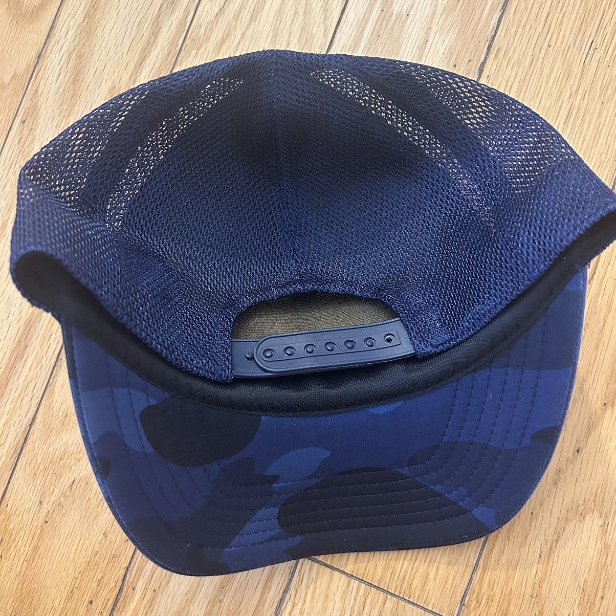 Bape Bape Baseball Cap Collage Logo Blue Camo Size ONE SIZE - 2 Thumbnail