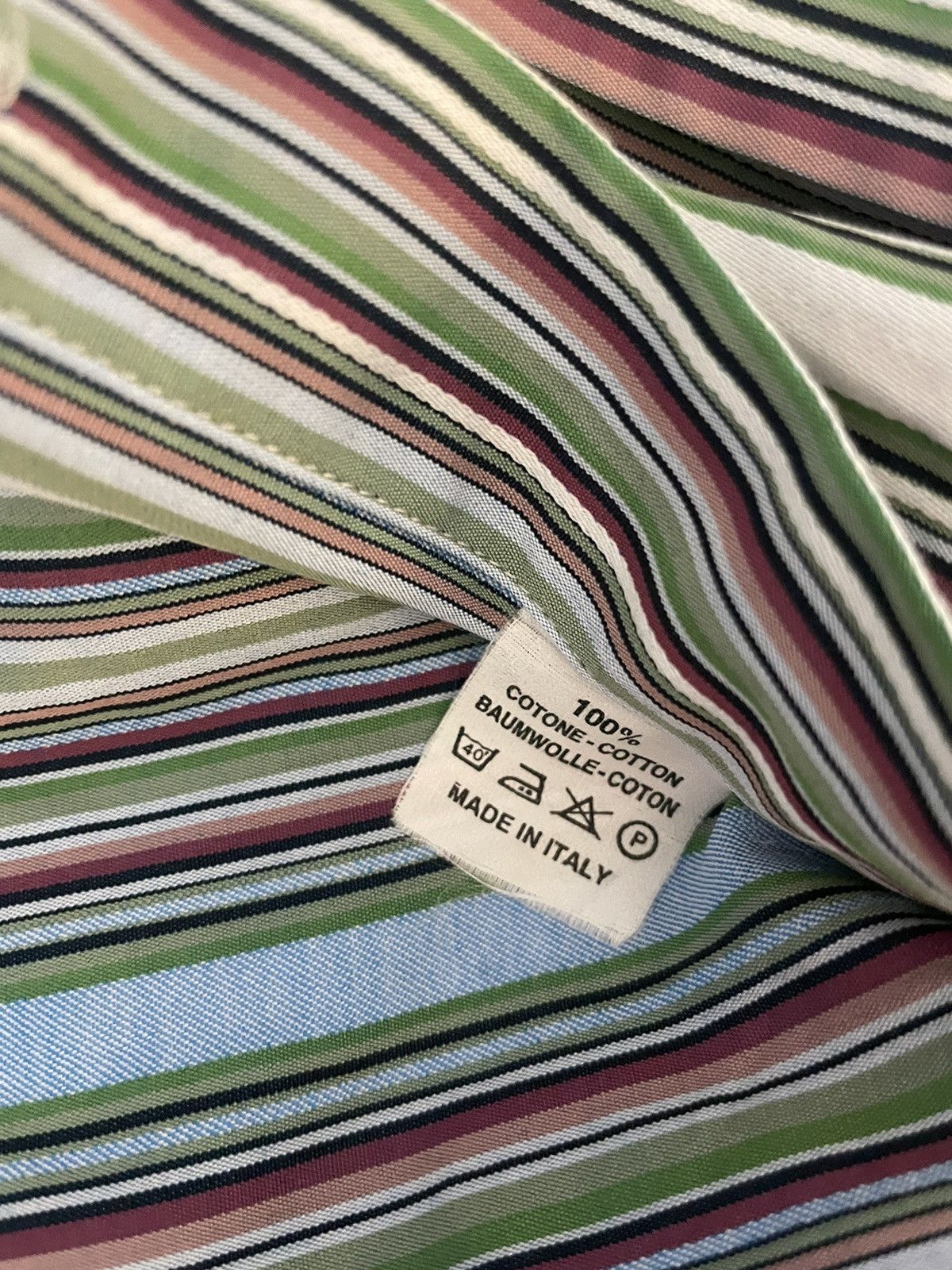 Etro Bold Stripe Shirt Size US L / EU 52-54 / 3 - 7 Thumbnail