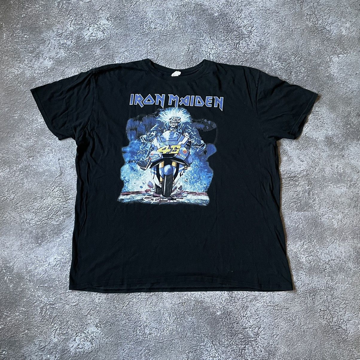 Band Tees Vintage 00s SKELETON BAND PUNK GOTH FACE ABSTRACT HORROR Size US XXL / EU 58 / 5 - 2 Thumbnail