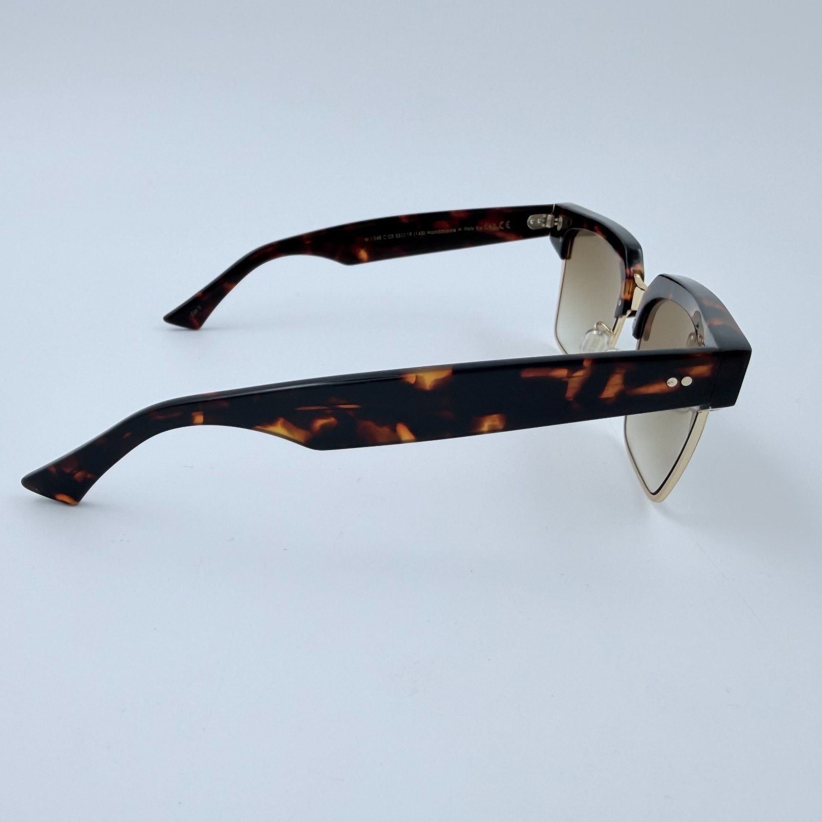 Cutler and Gross NEW Cutler and Gross 1348 Black Dark Turtle Gold CQ1348S Size ONE SIZE - 5 Thumbnail