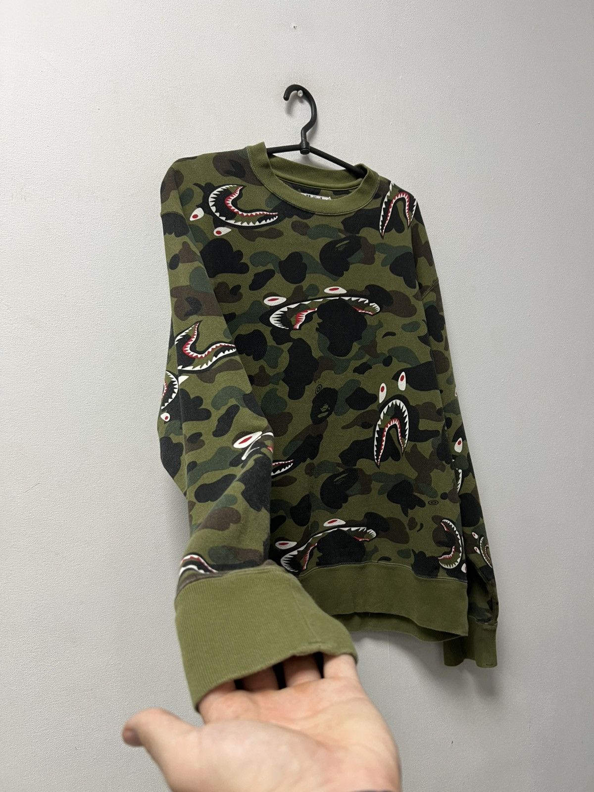 Bape Bape Shark 1st Camo Sweatshirt Size US M / EU 48-50 / 2 - 4 Thumbnail