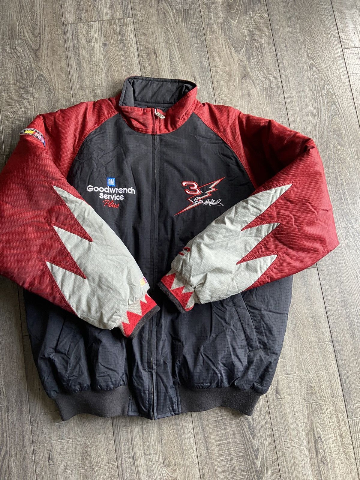 Chase Authentics × NASCAR Mens Large Chase Authentics Vintage Dale Earnhardt Jacket Size US L / EU 52-54 / 3 - 3 Thumbnail