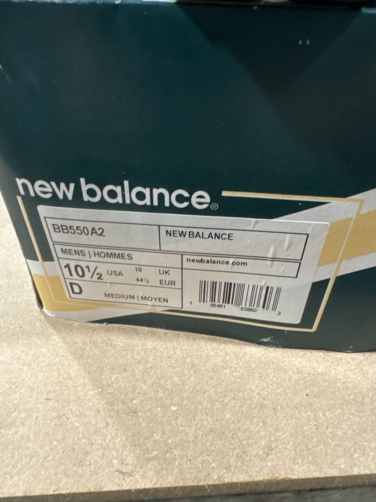 Aime Leon Dore × New Balance New balance ALD 550 green/yellow Size US 10.5 / EU 43-44 - 4 Thumbnail