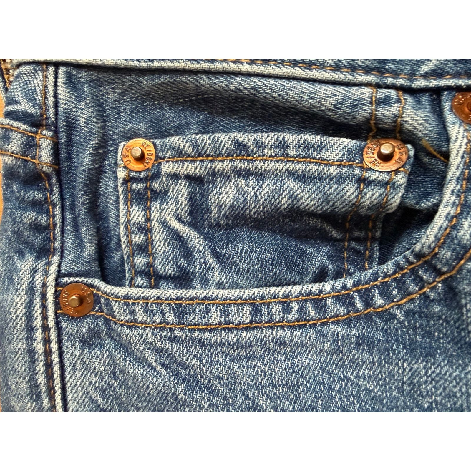 RE/DONE RE/DONE Originals 2017 High Rise Ankle Crop Jeans - Size 26 Size 26" / US 2 / IT 38 - 6 Thumbnail