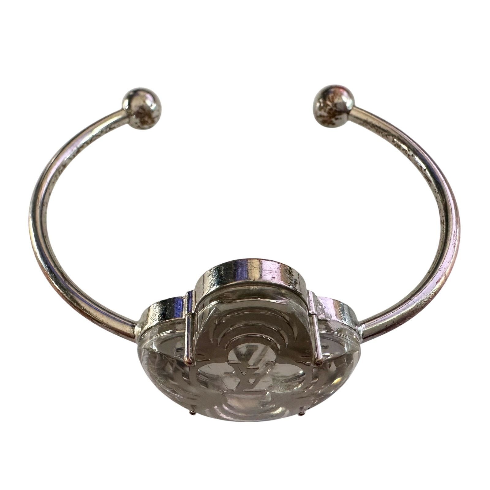 Louis Vuitton Louis Vuitton AlaFiorie Silver Bangle Bracelet Size ONE SIZE - 9 Thumbnail