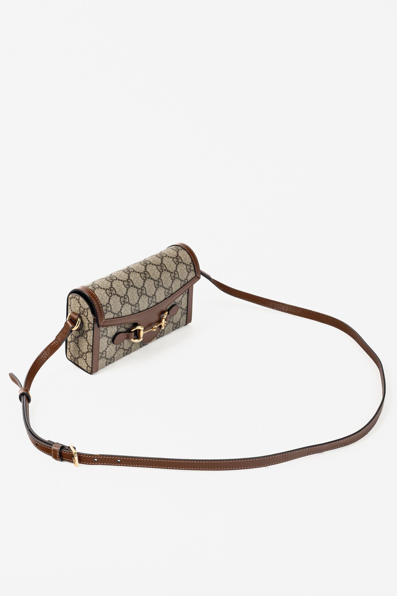 Gucci Gucci "Gucci Horsebit 1955" GG Supreme Mini Bag Size ONE SIZE - 6 Thumbnail