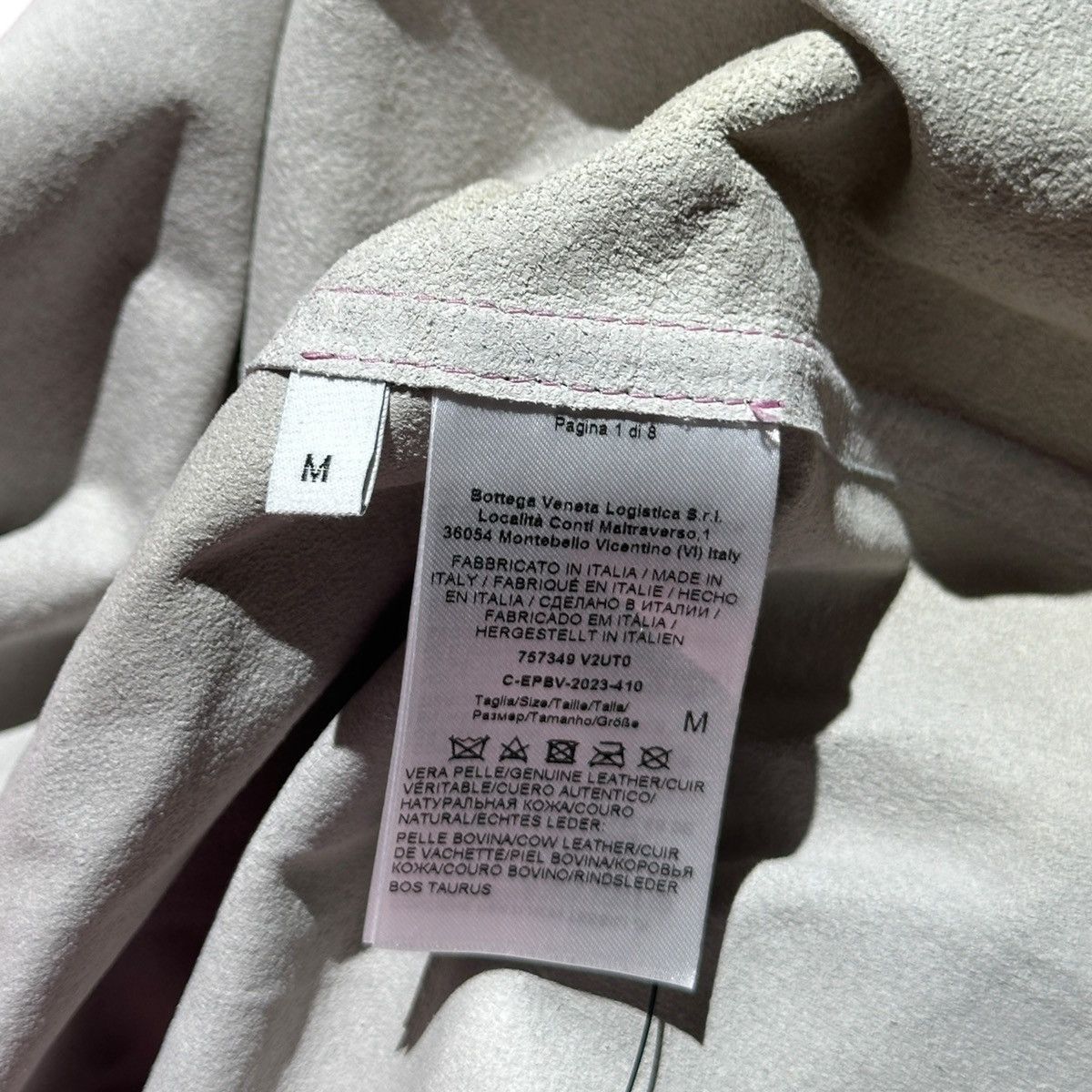 Bottega Veneta $4,800 leather printed trompe l’oeil t shirt Size US M / EU 48-50 / 2 - 6 Thumbnail