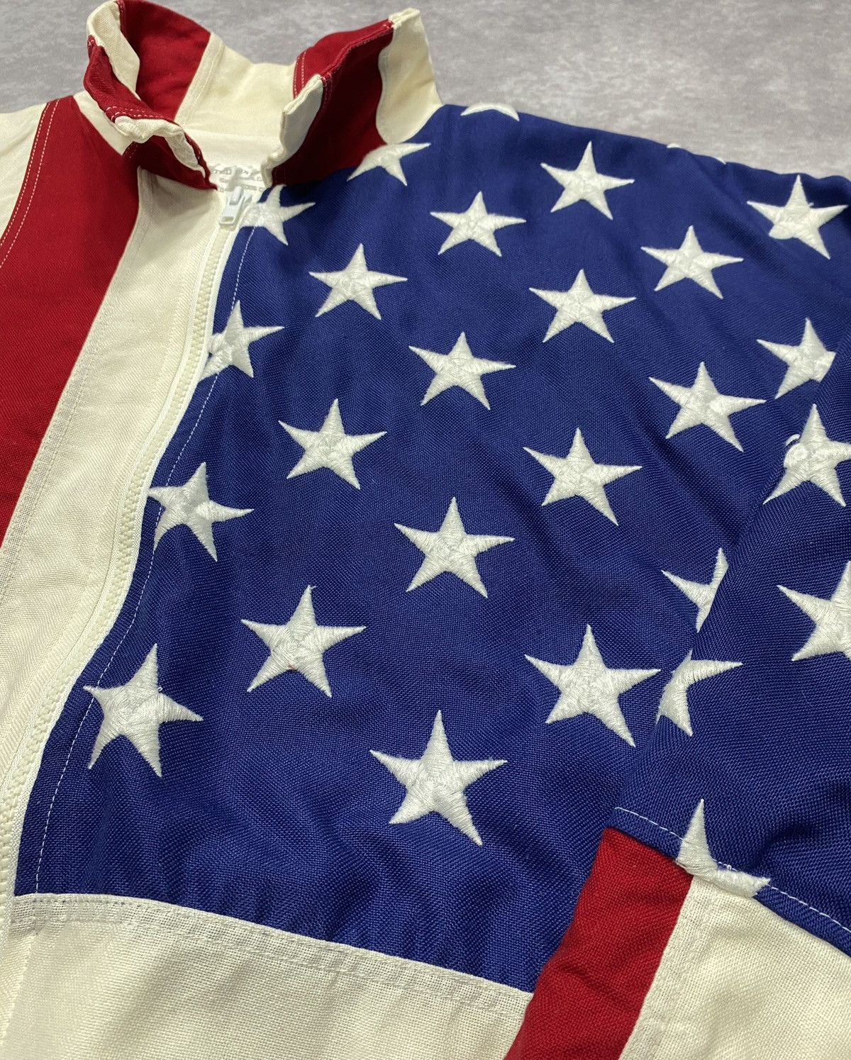 Vintage 90s Vintage Limited Edition American Flag Jacket Size US M / EU 48-50 / 2 - 2 Thumbnail