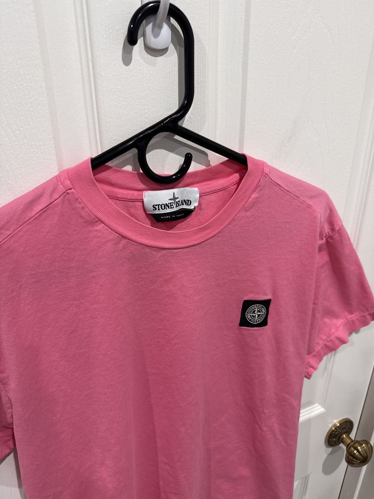 Stone Island Stone Island Mens Pink Patch Program Tee Size M Medium Size US M / EU 48-50 / 2 - 4 Thumbnail
