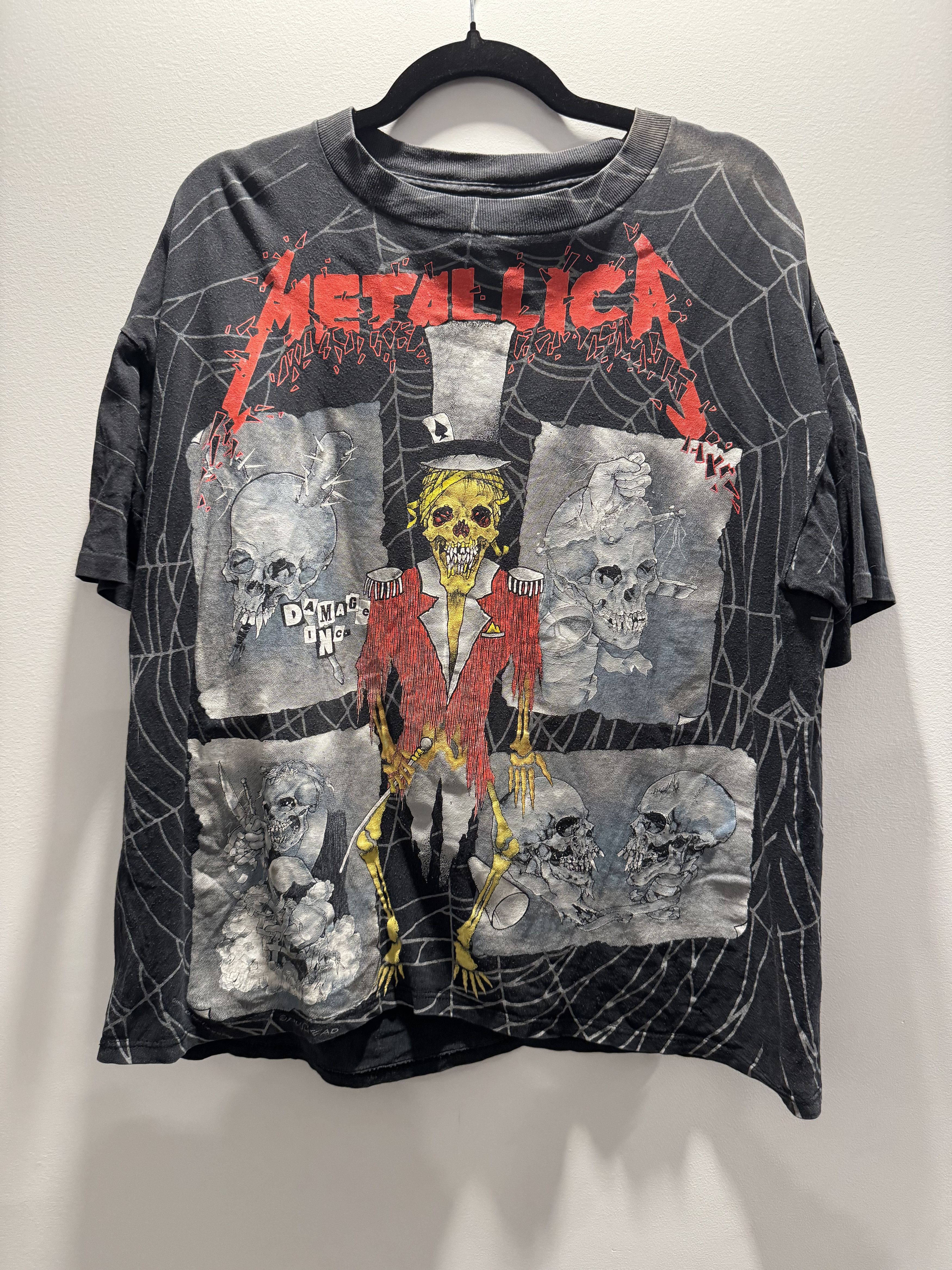 Vintage 90's 11992 Metallica Ringmaster Pushead