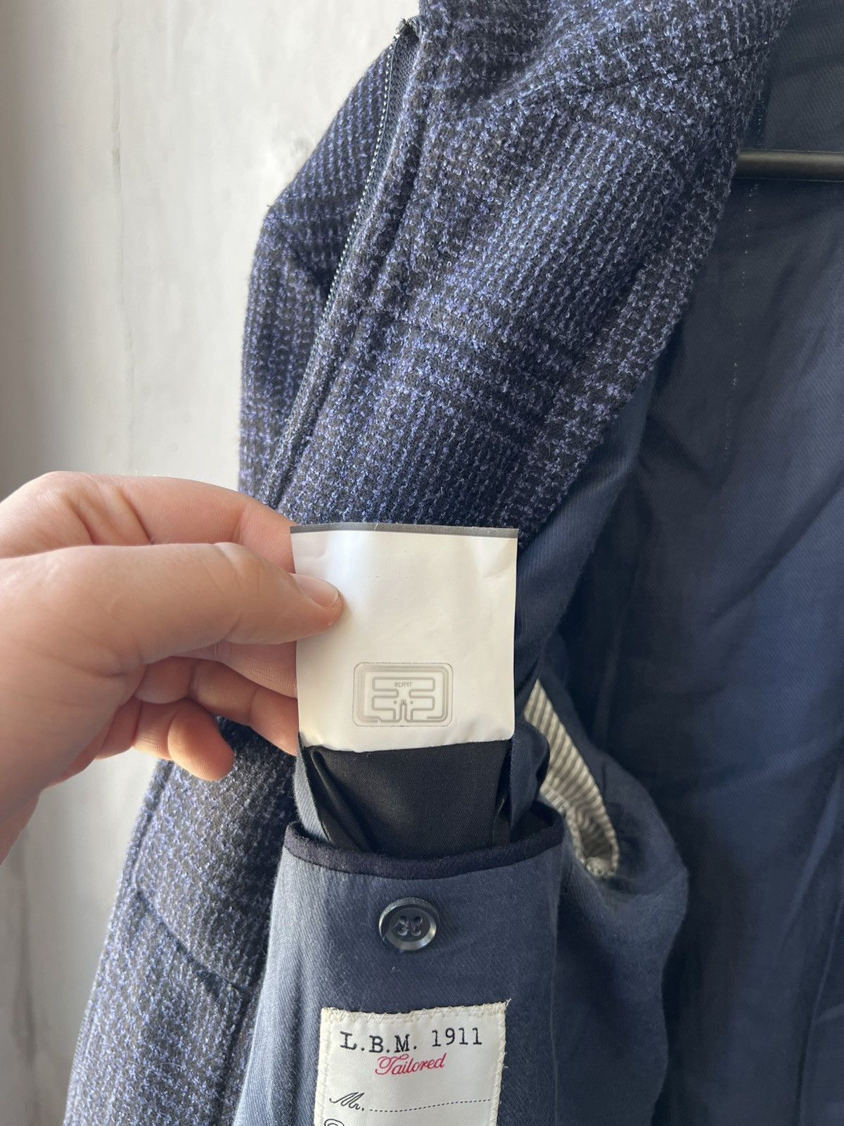 L.B.M. 1911 L.B.M 1911 TAILORED LIMITED WOOL BLAZER HYBRID COAT JACKET Size 50R - 13 Thumbnail