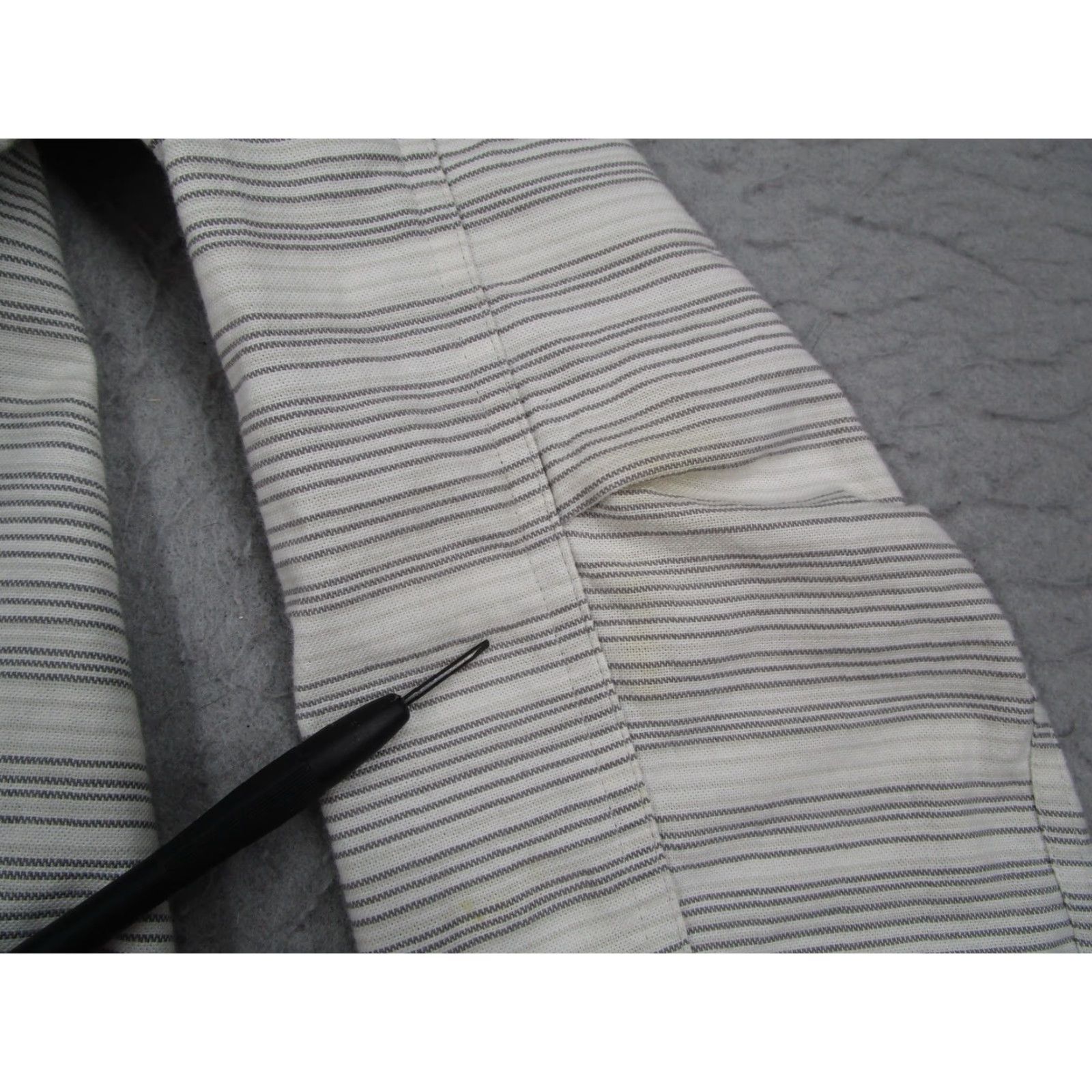Lululemon Lululemon Athletica Shirt Mens Large Gray Stripe Long Sleeve Button Up Casual Size US L / EU 52-54 / 3 - 5 Thumbnail