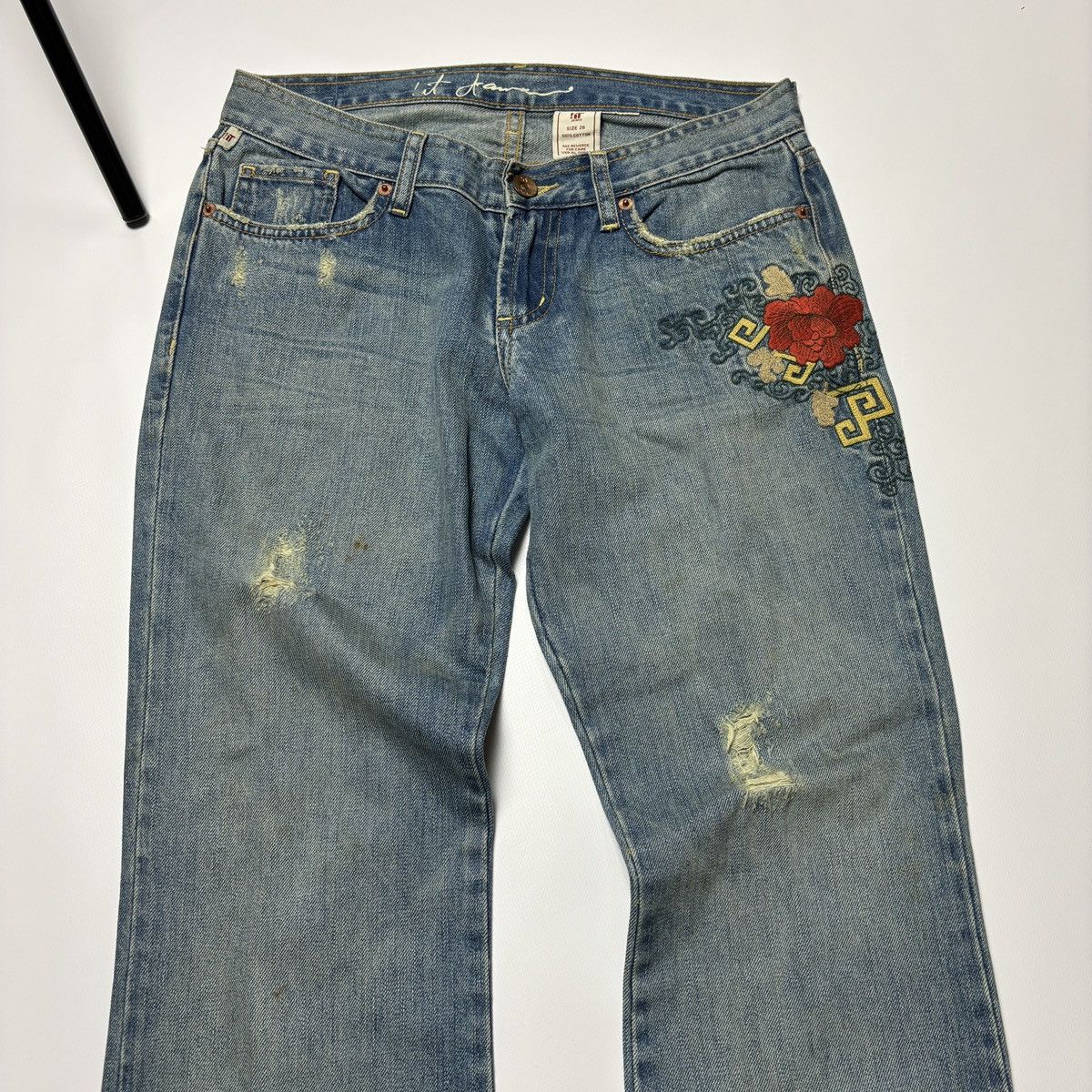 Hysteric Glamour × If Six Was Nine × Le Grande Bleu (L.G.B.) CRAZY FLARED JEANS Y2K japanese style Size US 26 / EU 42 - 6 Thumbnail