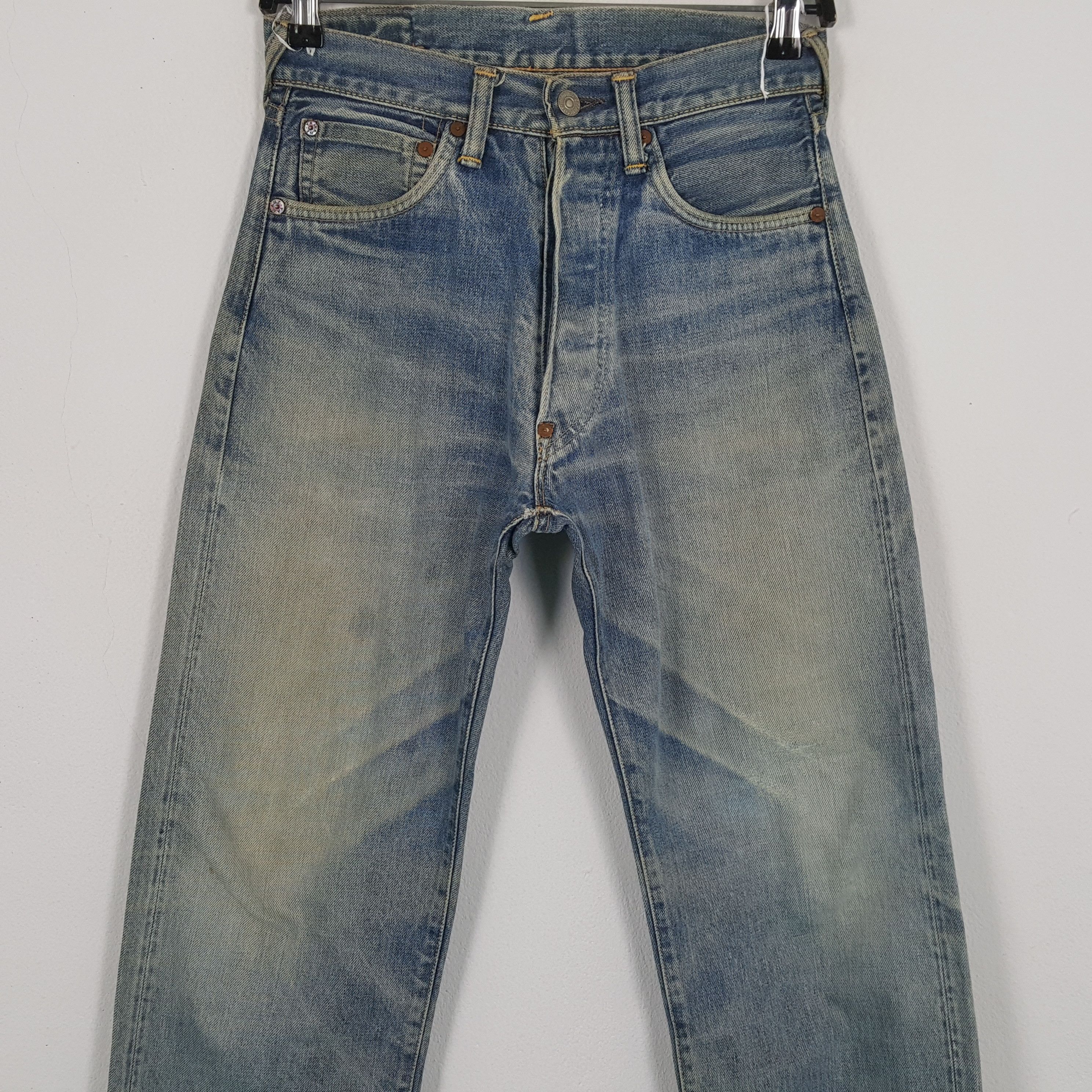 Evisu × Vintage EVISU Japanese Brand Streetwear Custom Daicock Style Jeans Size US 27 - 5 Thumbnail