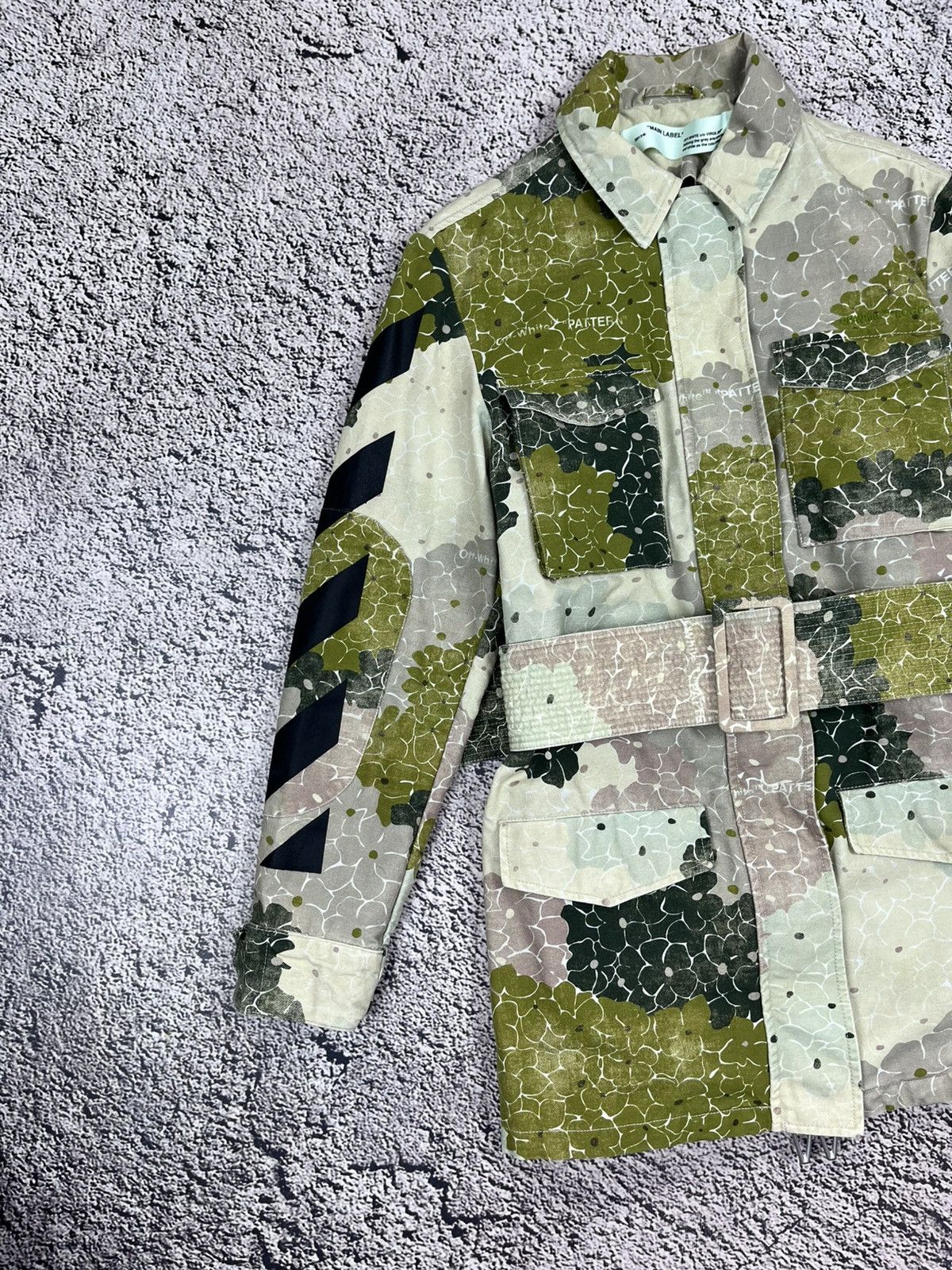 Off-White Off-White Floral Camo AOP Jacket M-65 Cargo Coat Abloh Era Size S / US 4 / IT 40 - 2 Thumbnail