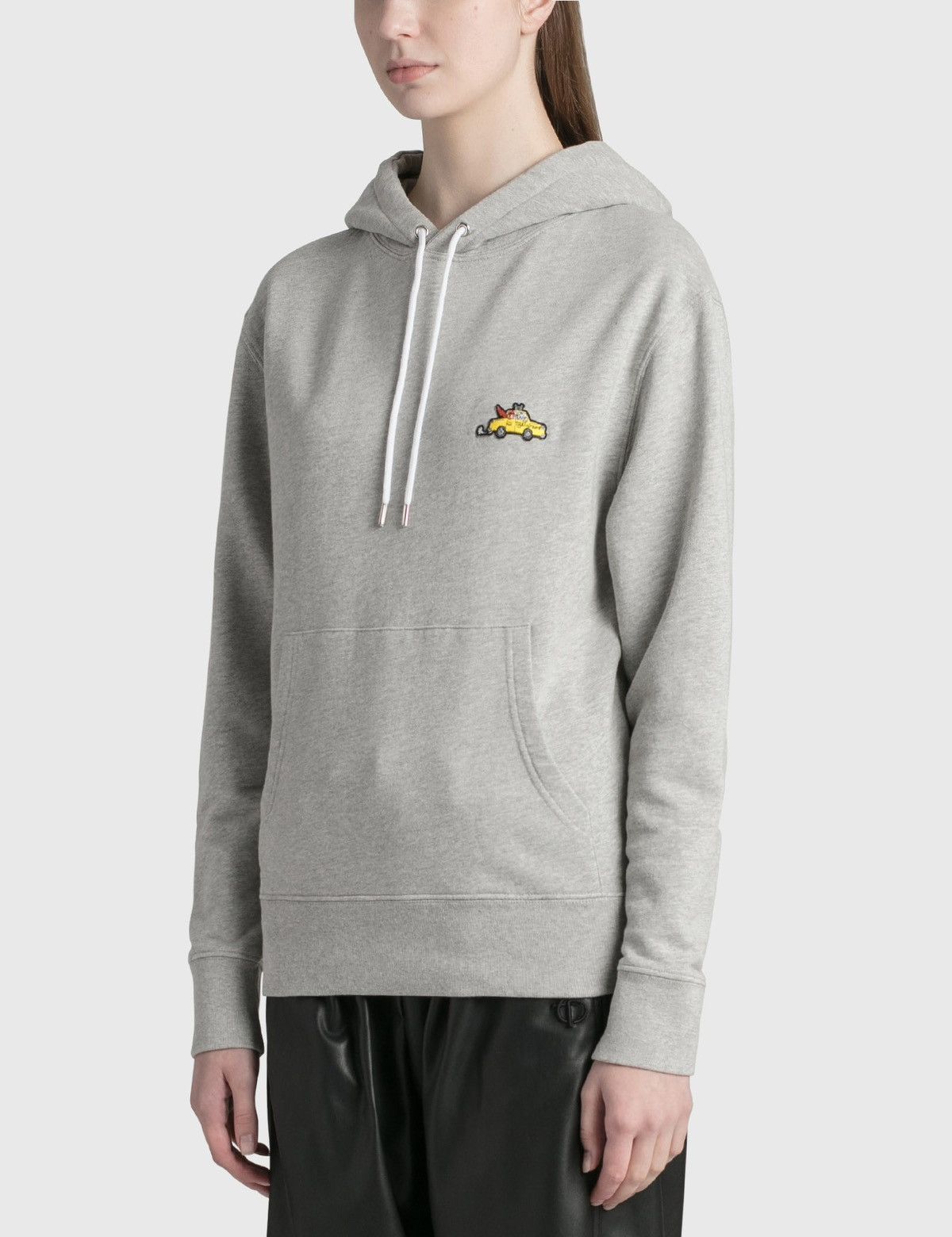 Maison Kitsune MAISON KITSUNÉ Olympia Le-Tan Edition Taxi Fox Hoodie NWOT Size L / US 10 / IT 46 - 4 Thumbnail