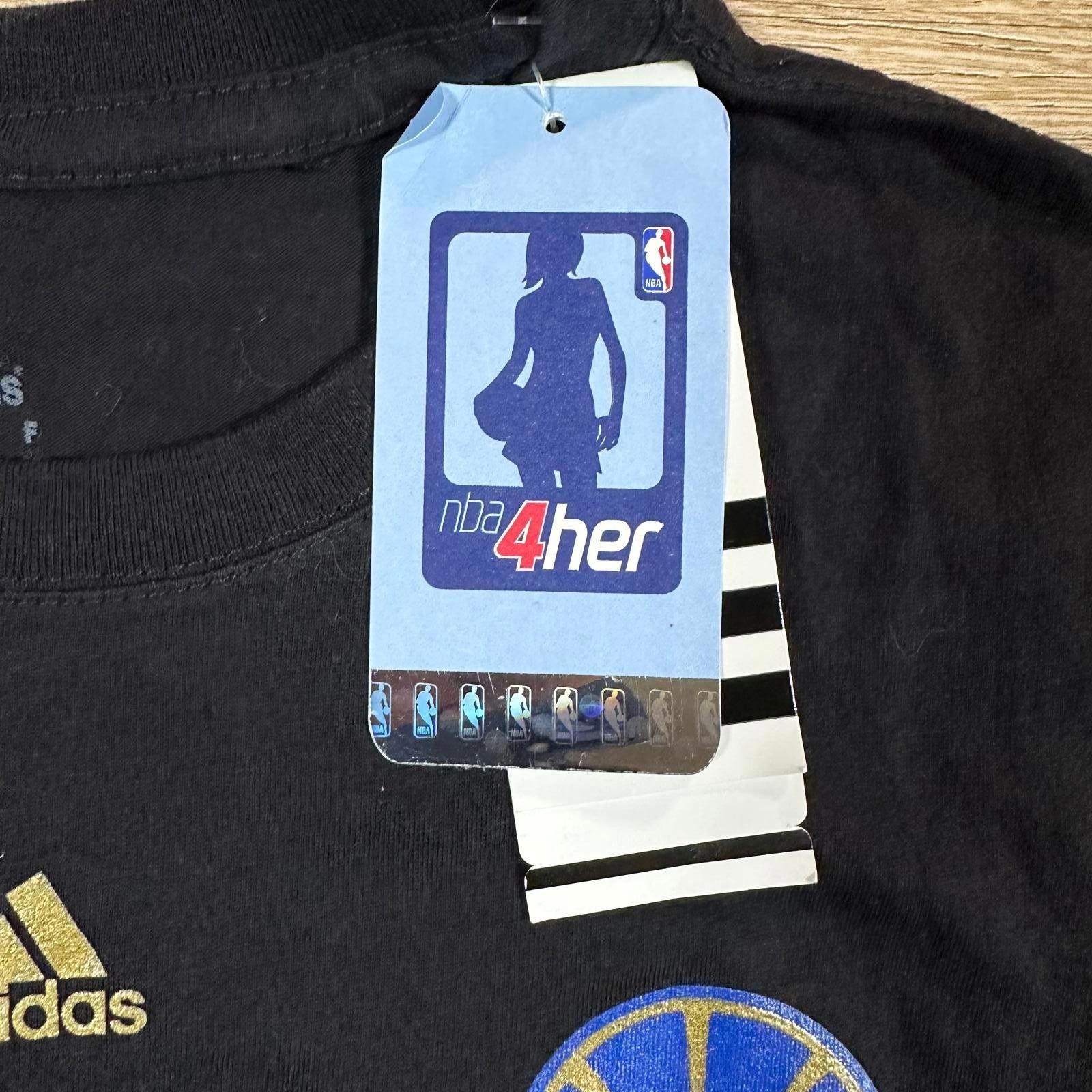 Adidas Adidas Womens T-shirt Medium Black 2017 NBA Champions Golden Size M / US 6-8 / IT 42-44 - 3 Thumbnail