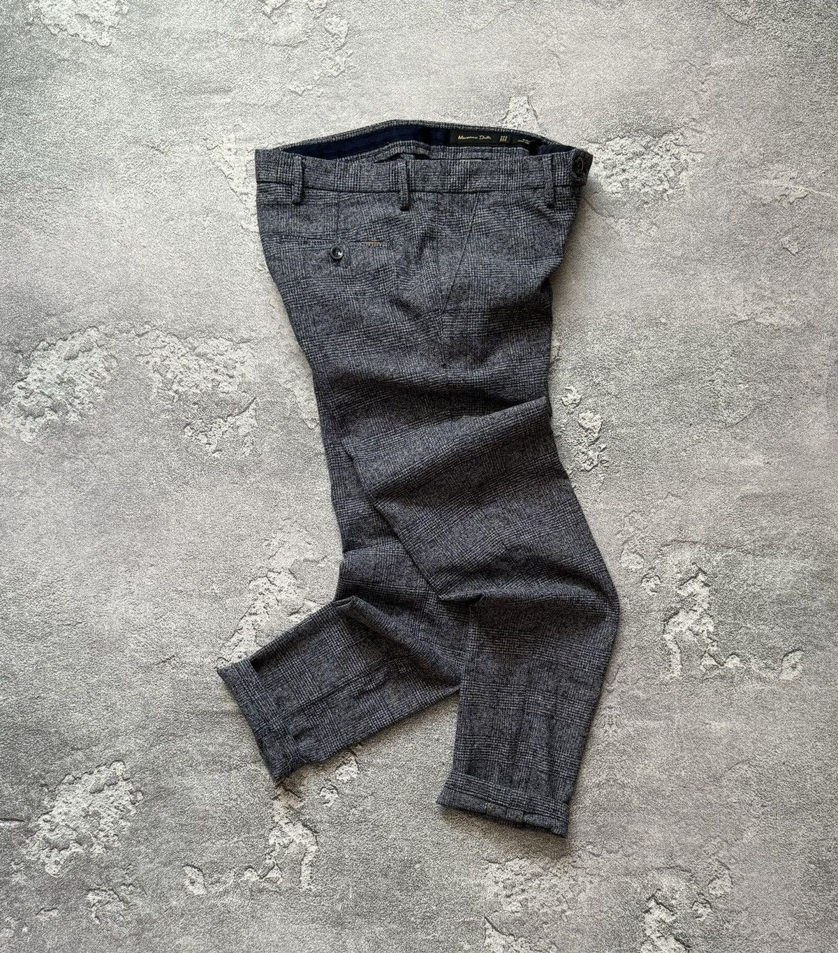 Designer × Massimo Dutti Massimo dutti 30 checkered pant trouser chino Jean Size US 30 / EU 46 - 12 Thumbnail