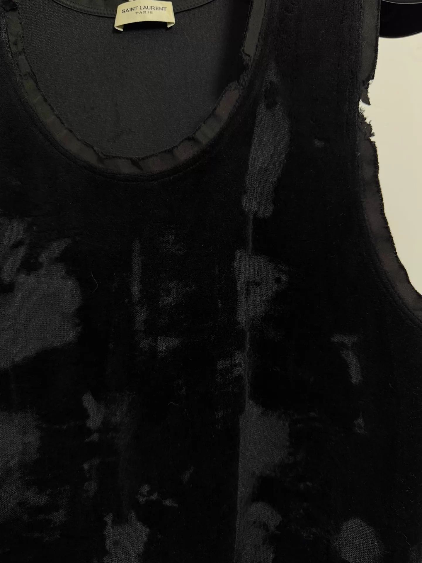 Saint Laurent Paris SLP 18FW Phantom Wormhole Torn Gilet SS S Size S / US 4 / IT 40 - 3 Thumbnail