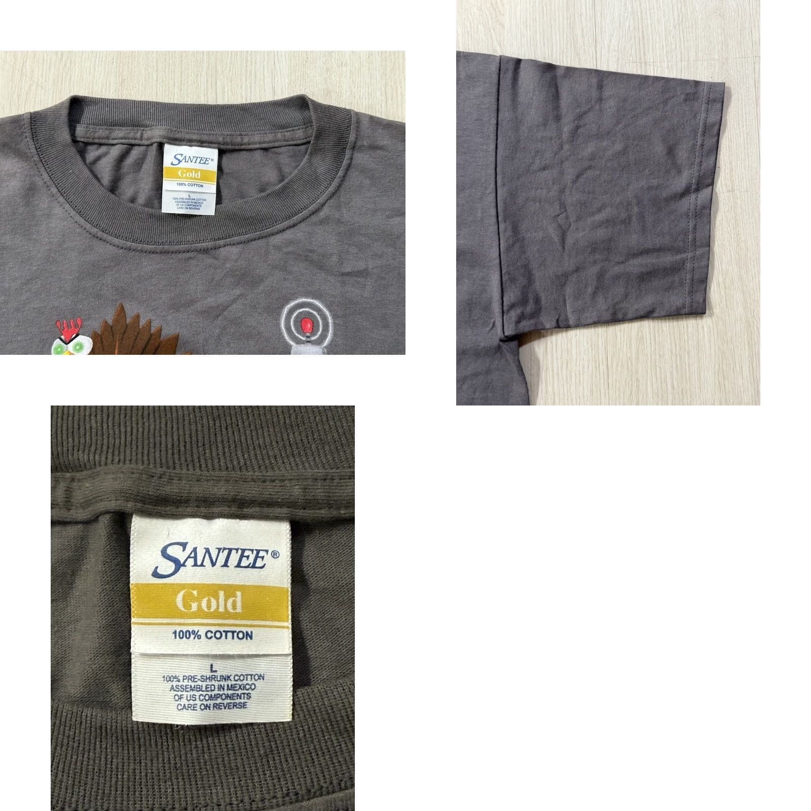 Vintage VINTAGE South Park Shirt Large Cartman 90s Fate Of Civilization Graphic Print Logo Cotton Gray Crew Neck Short Sleeve Santee Size US L / EU 52-54 / 3 - 8 Thumbnail